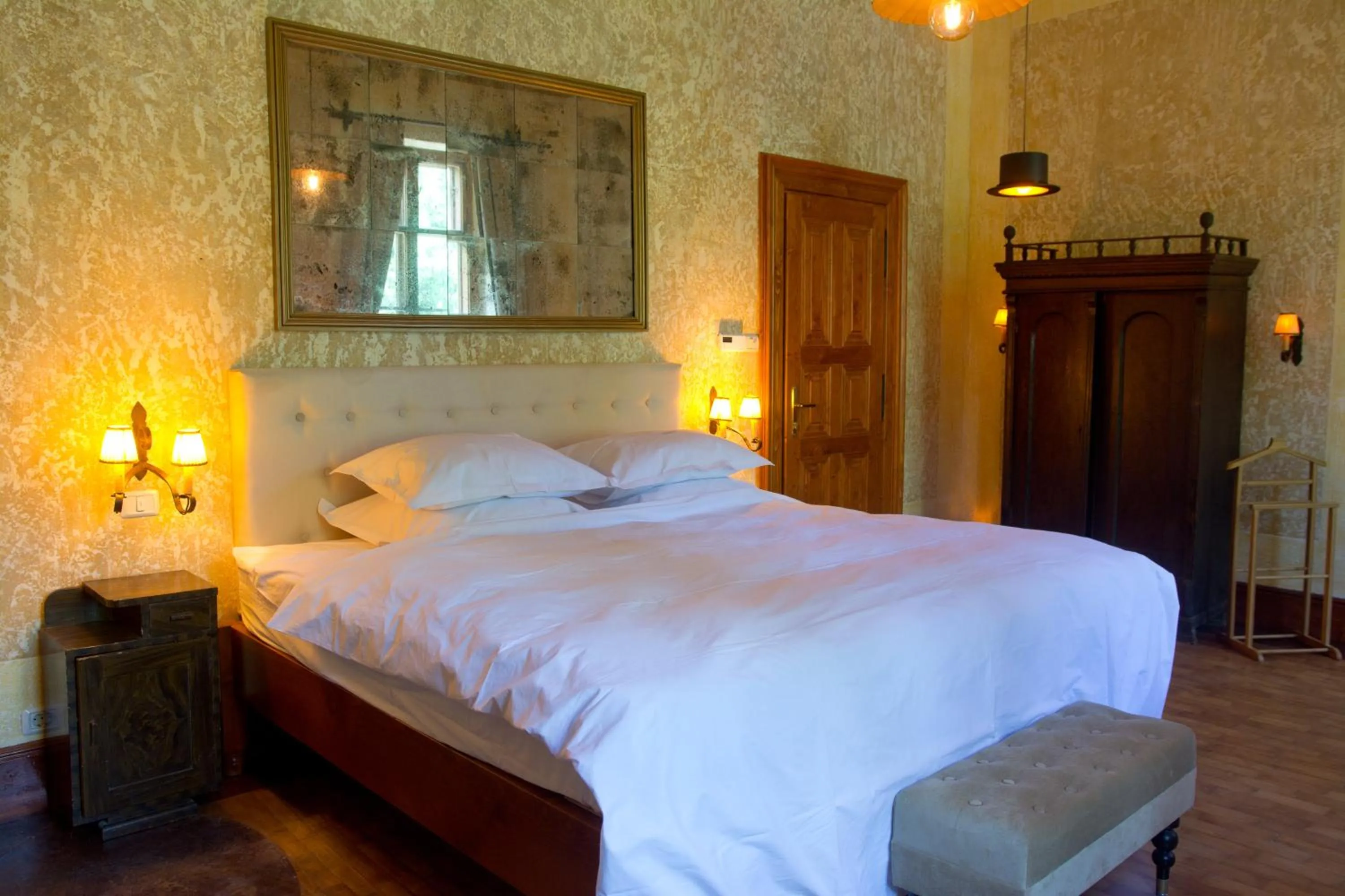 Photo of the whole room, Bed in Zabola Estate - Transylvania