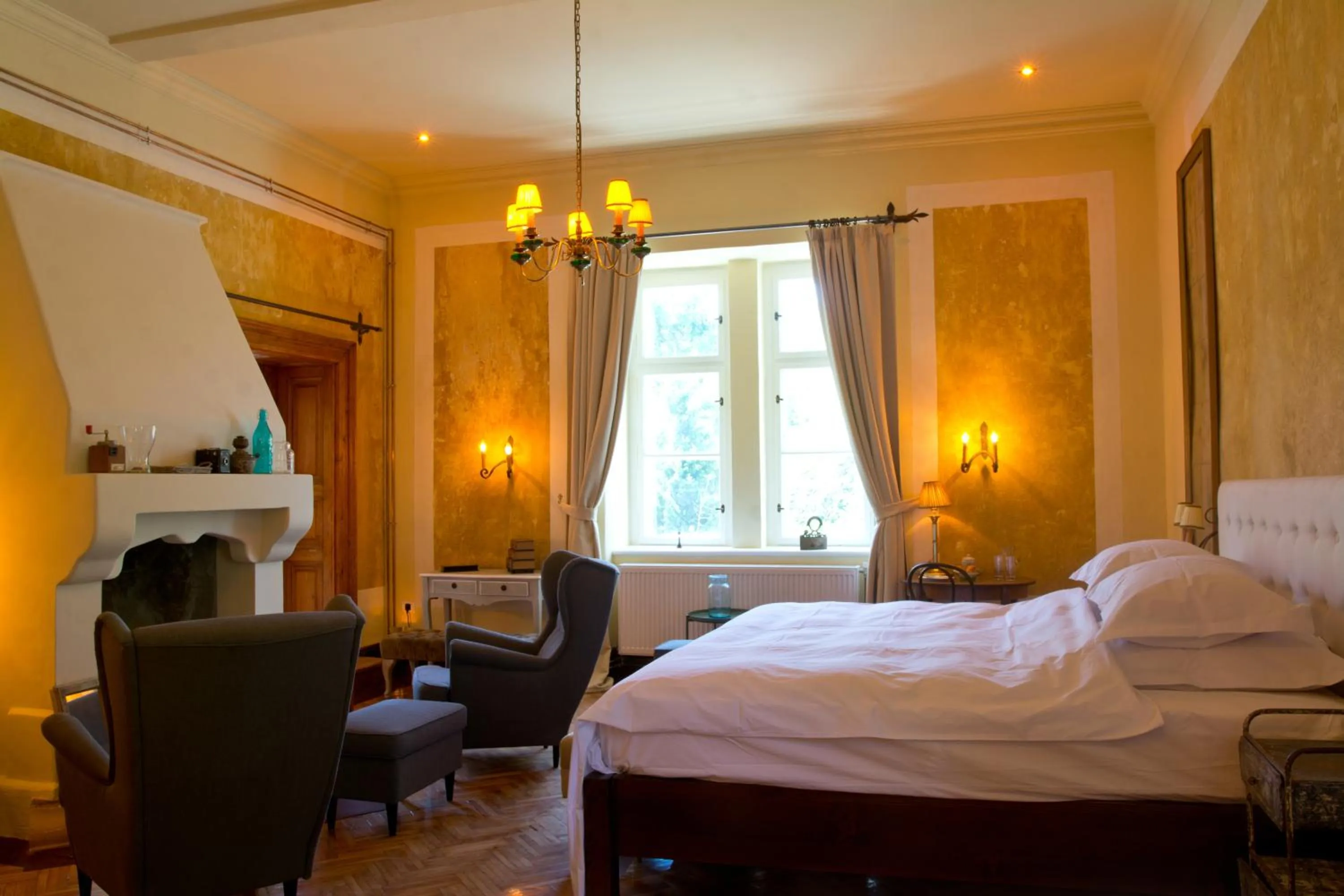 Photo of the whole room, Bed in Zabola Estate - Transylvania