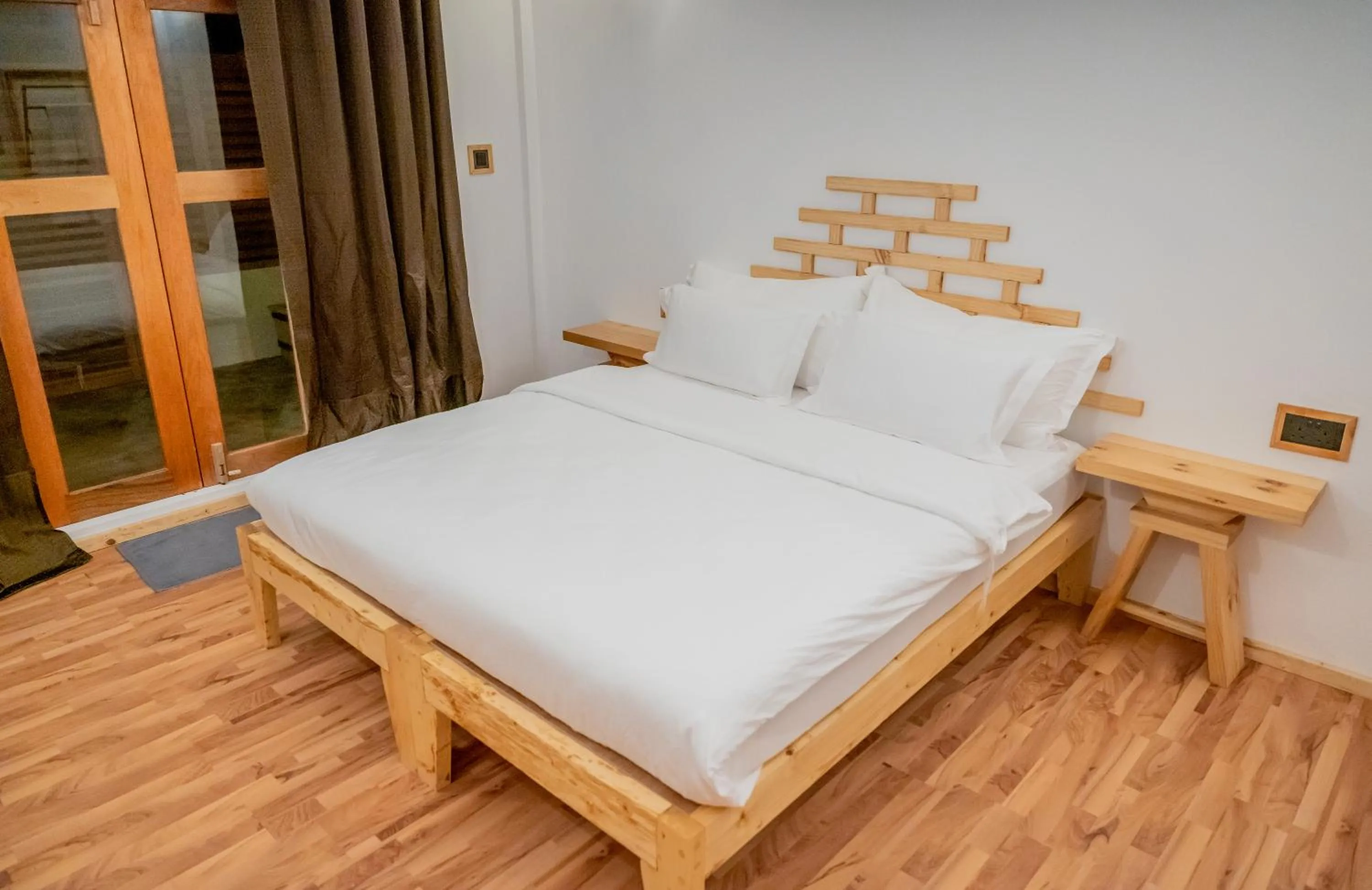 Bed in Manta Sea View Himandhoo