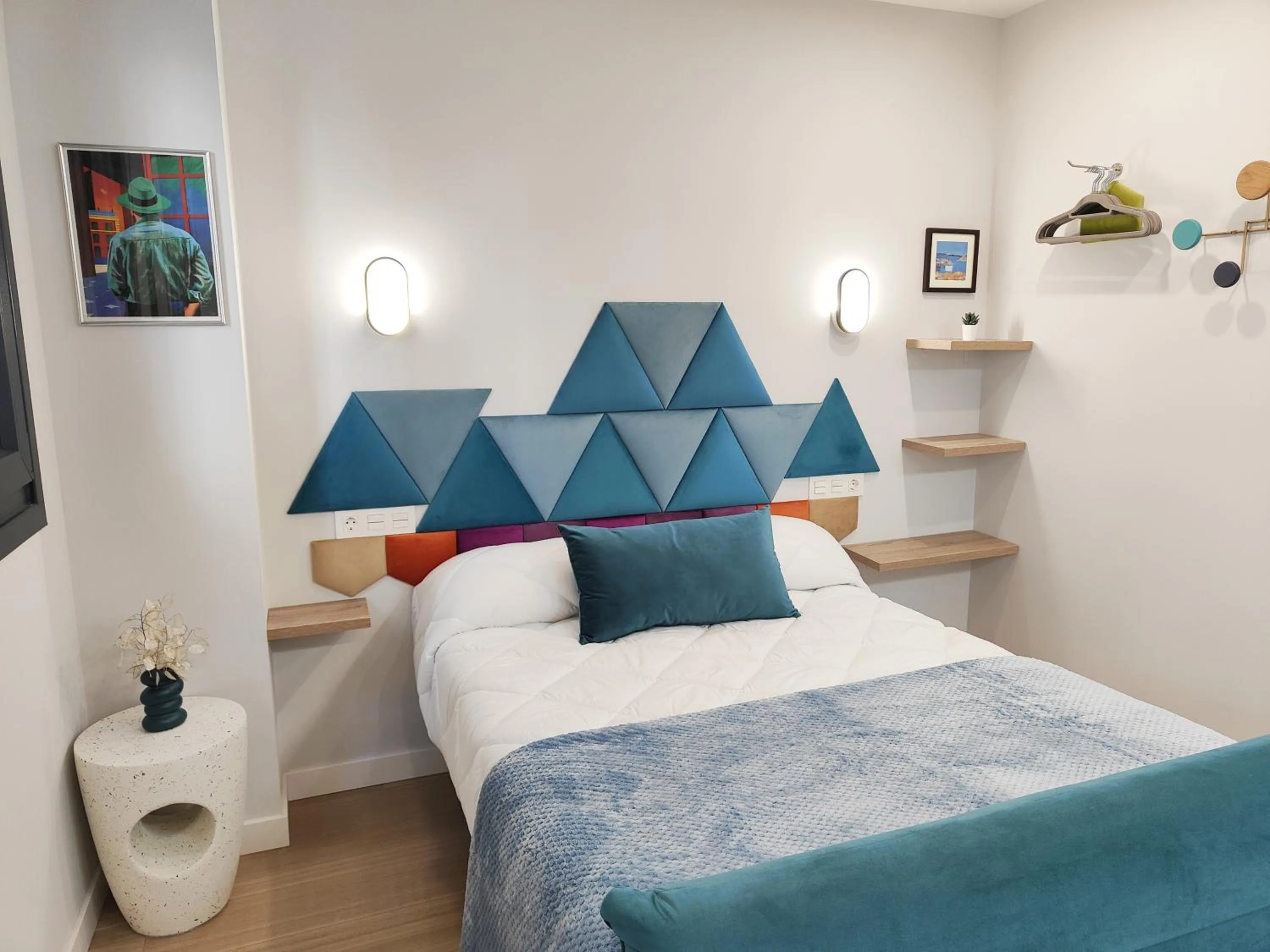 Bed in Apartamentos Centro Oviedo Caveda