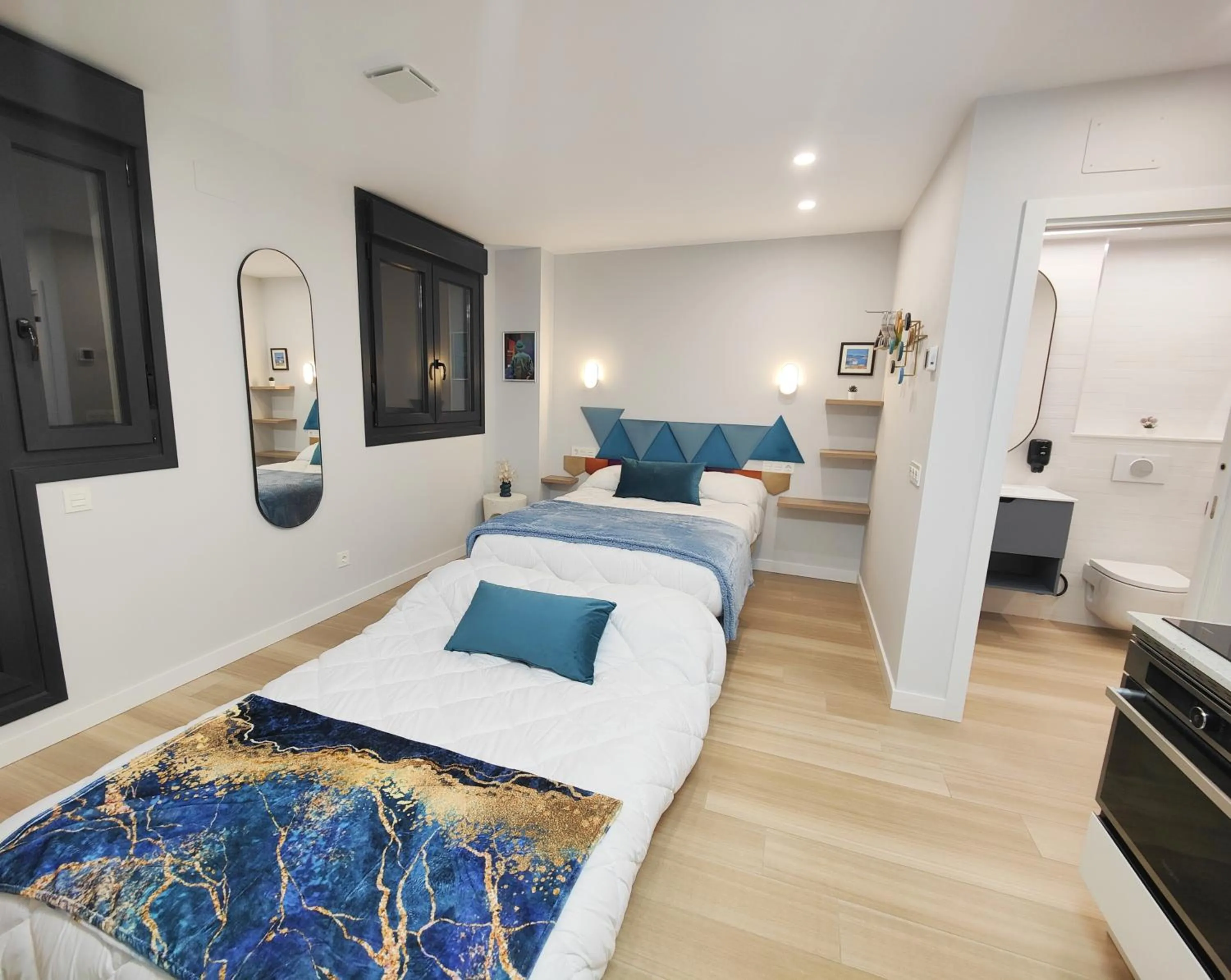 Bed in Apartamentos Centro Oviedo Caveda