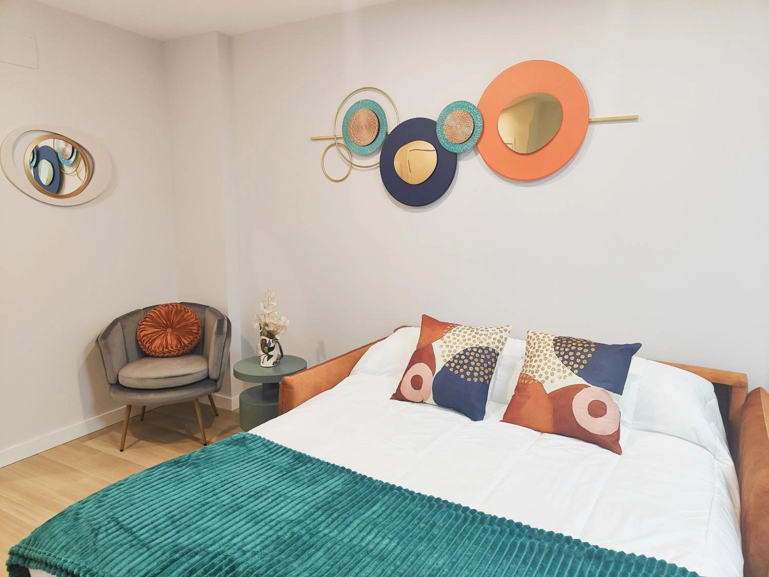 Bed in Apartamentos Centro Oviedo Caveda