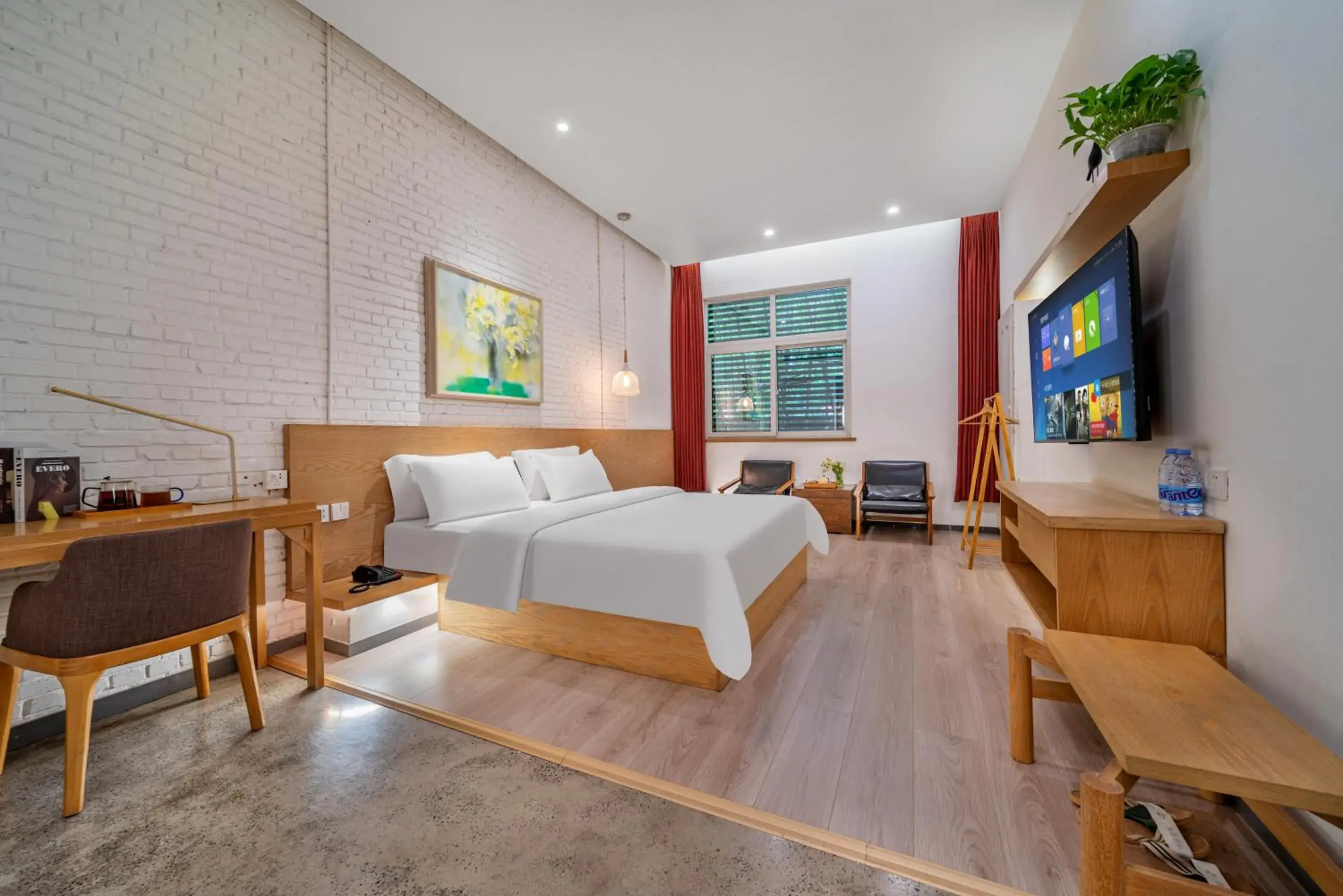 Courtyard Double Room in Wuyu Hotel Chongqing Southwest University & Jialing Riverside Courtyard Double Room in Wuyu Hotel Chongqing Southwest University & Jialing Riverside