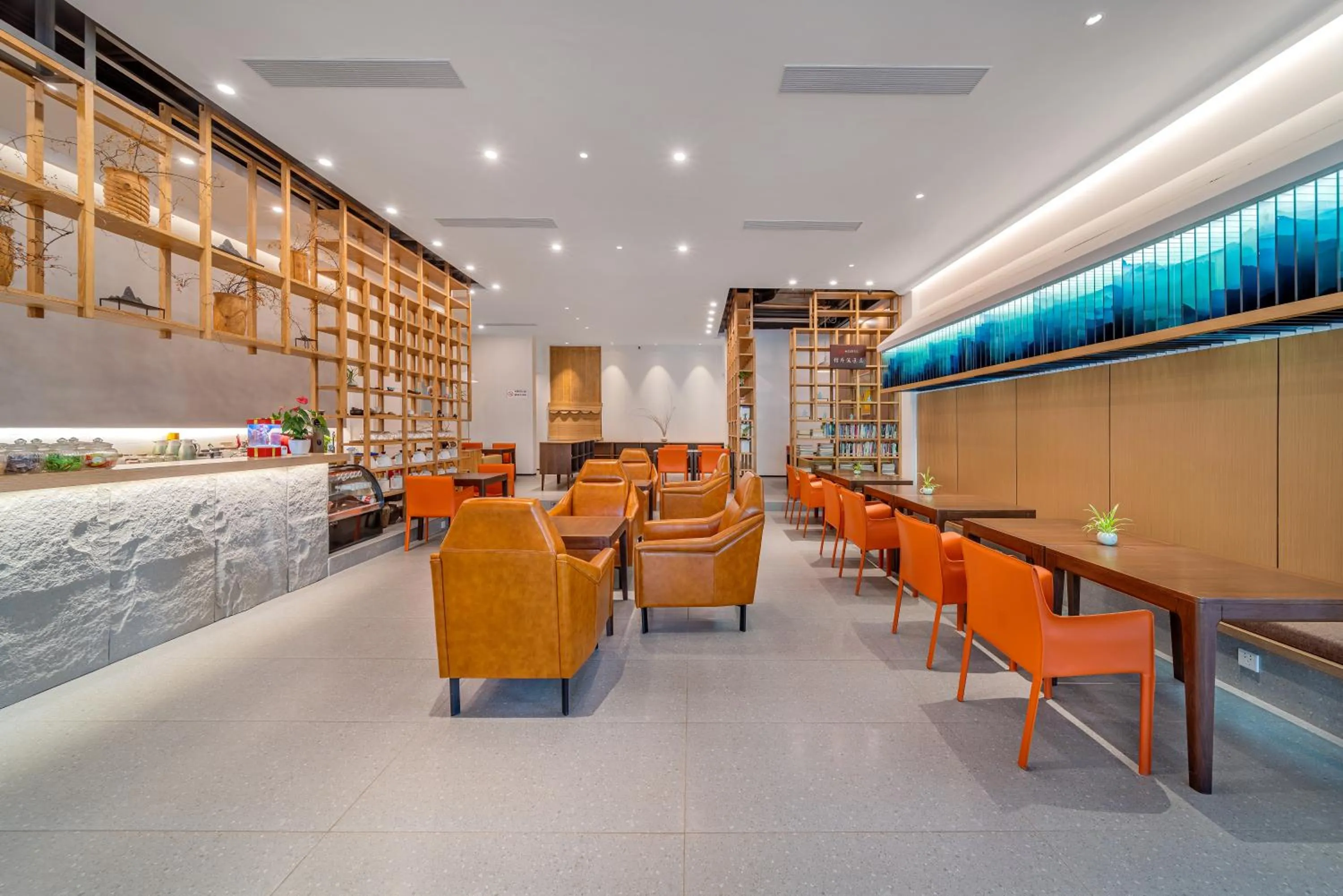 Lobby or reception in Wuyu Hotel Chongqing Southwest University & Jialing Riverside