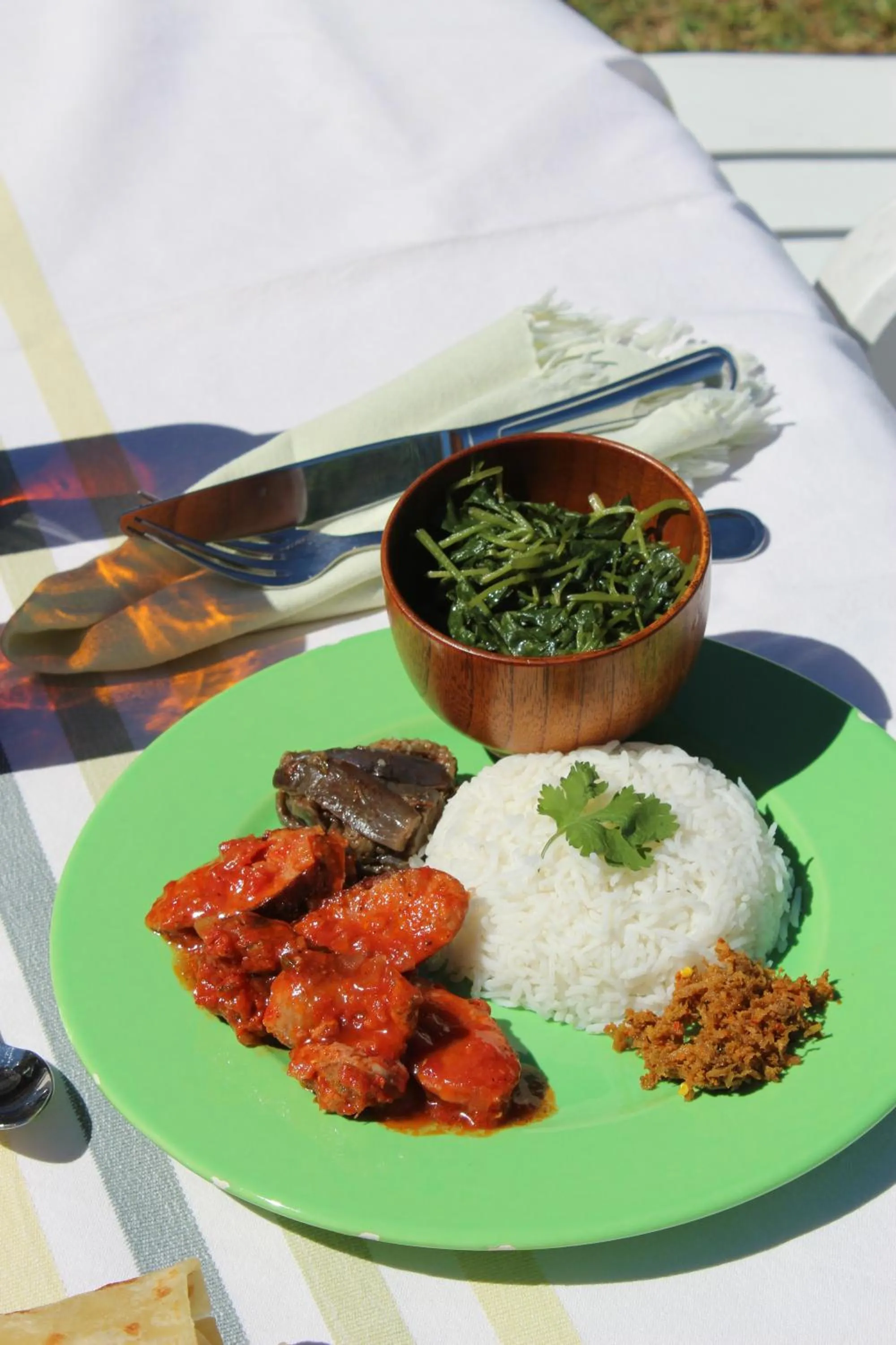 Food close-up in Gite des Acacias