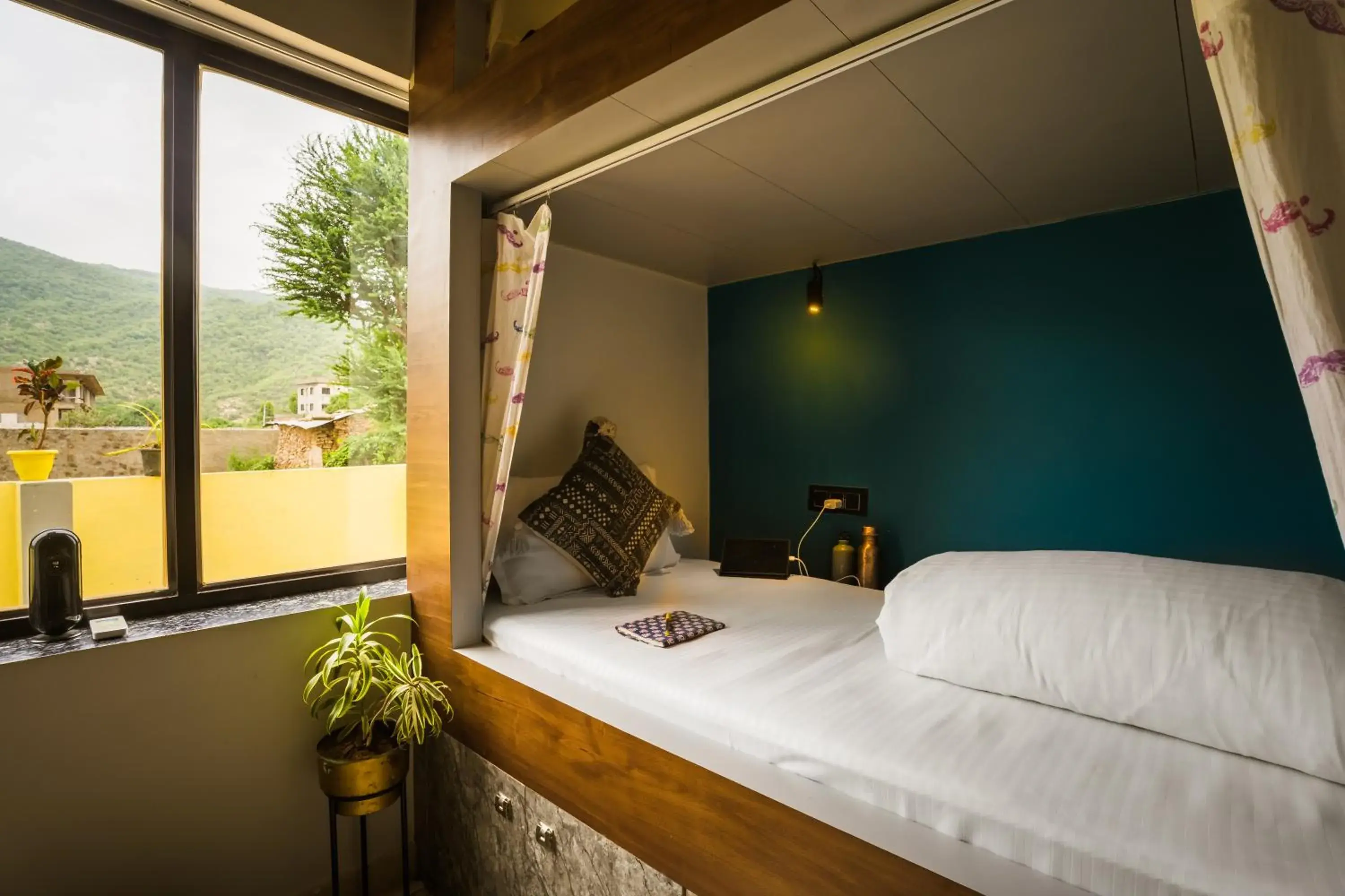 Bed in 4-Bed Mixed Dormitory Room in Moustache Pushkar Bed in 4-Bed Mixed Dormitory Room in Moustache Pushkar