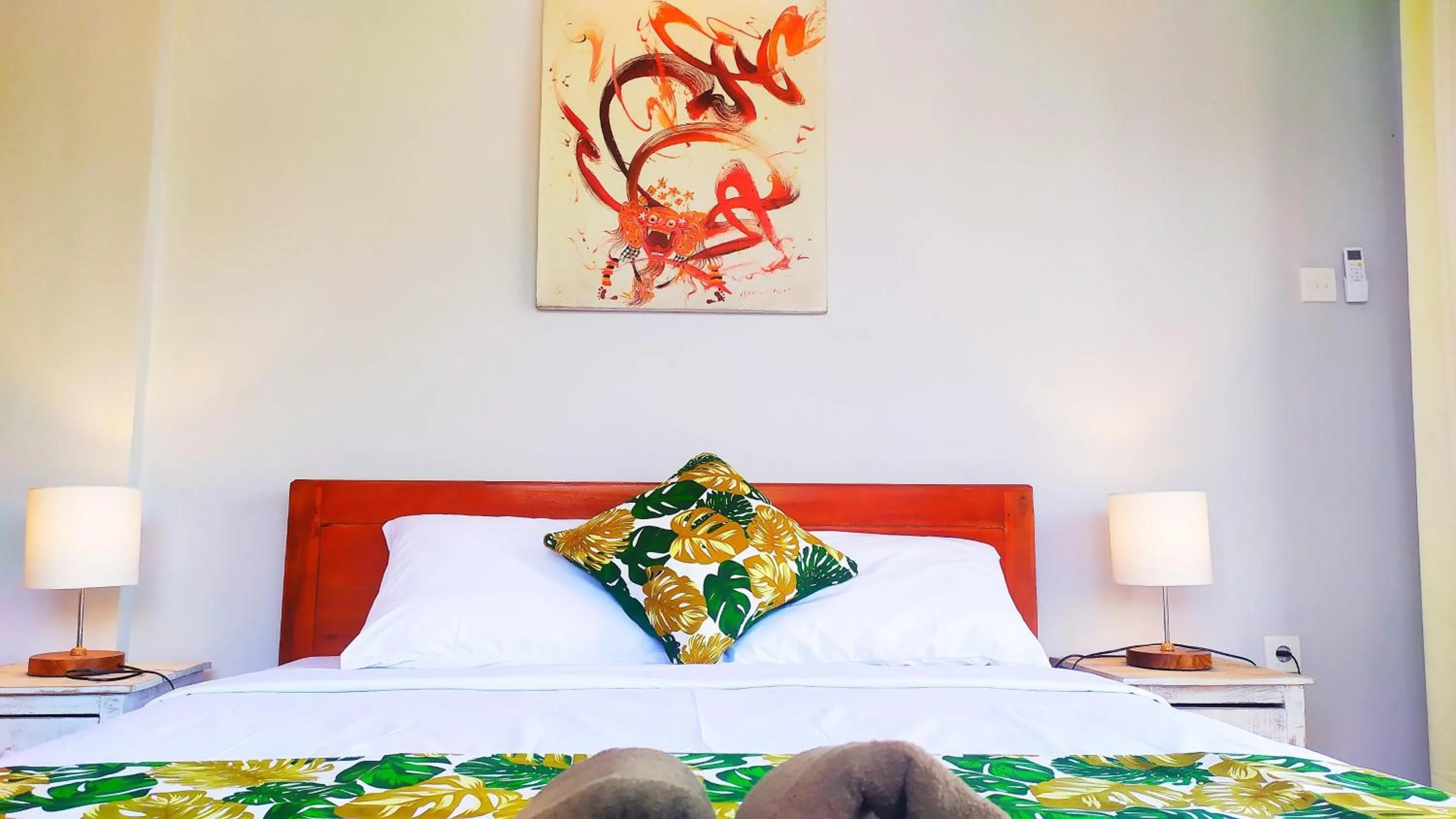 Bed in Griya Buda Guest House