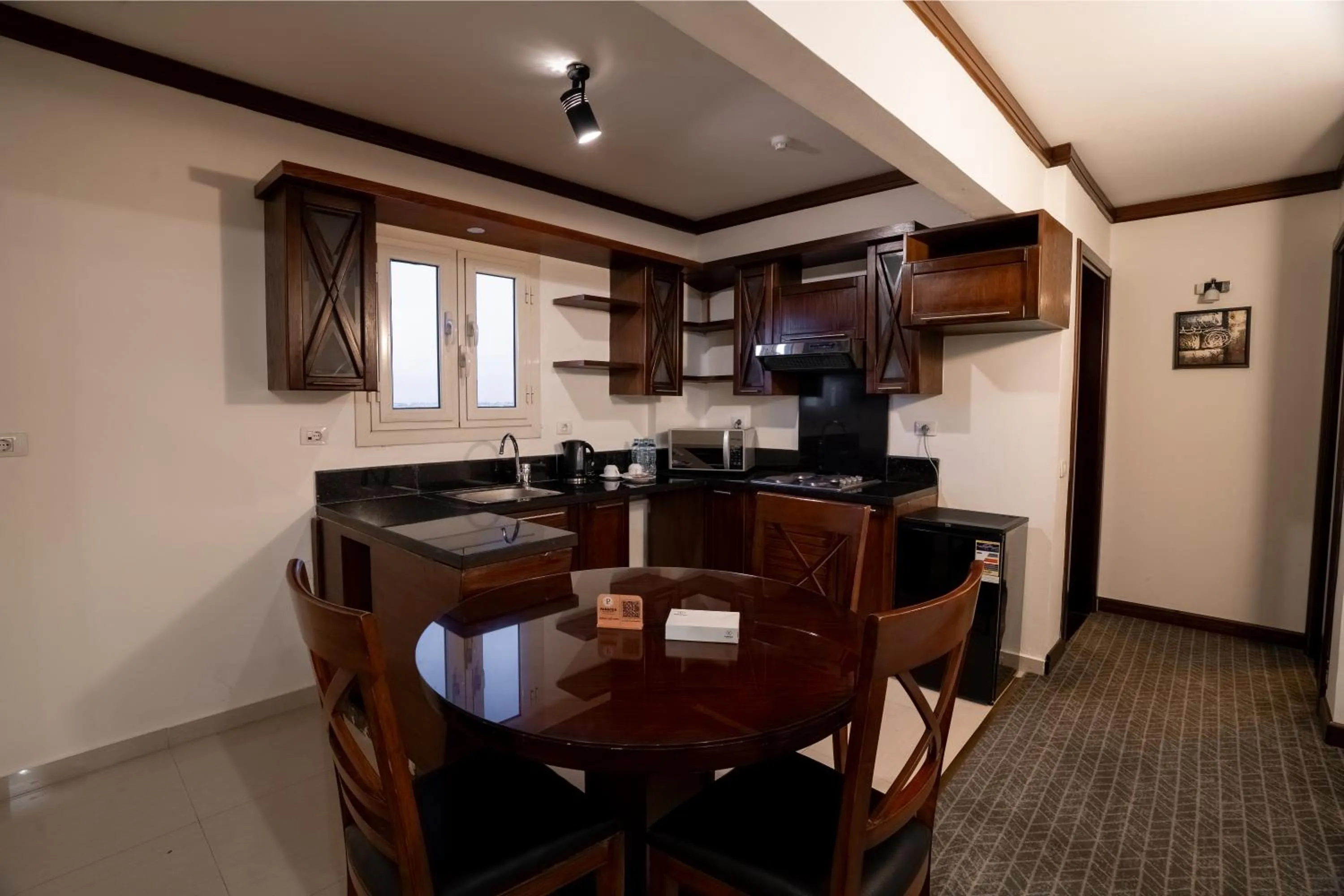 Seating area in Panacea Suites Hotel