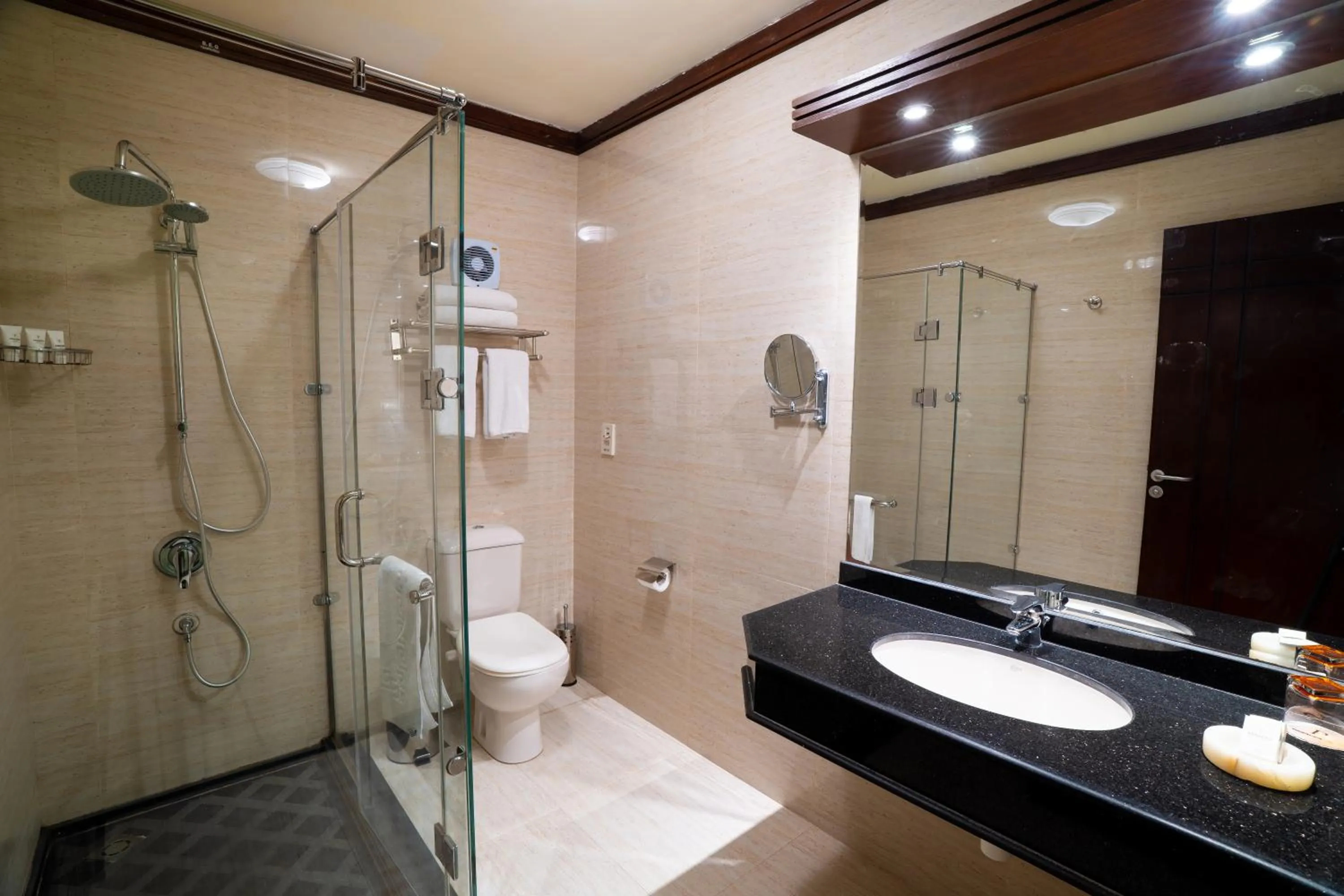 Bathroom in Panacea Suites Hotel