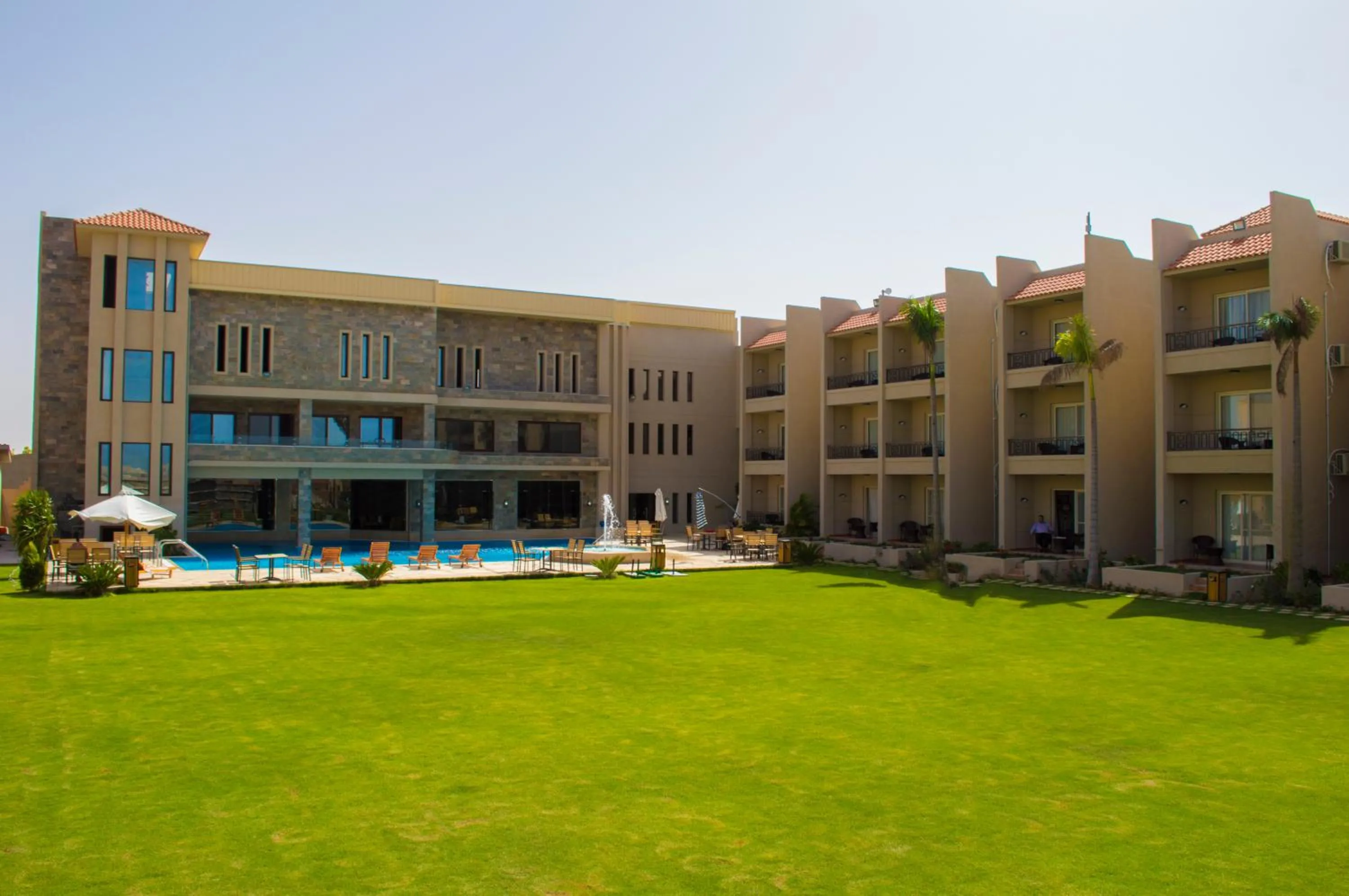 Property building in Panacea Suites Hotel