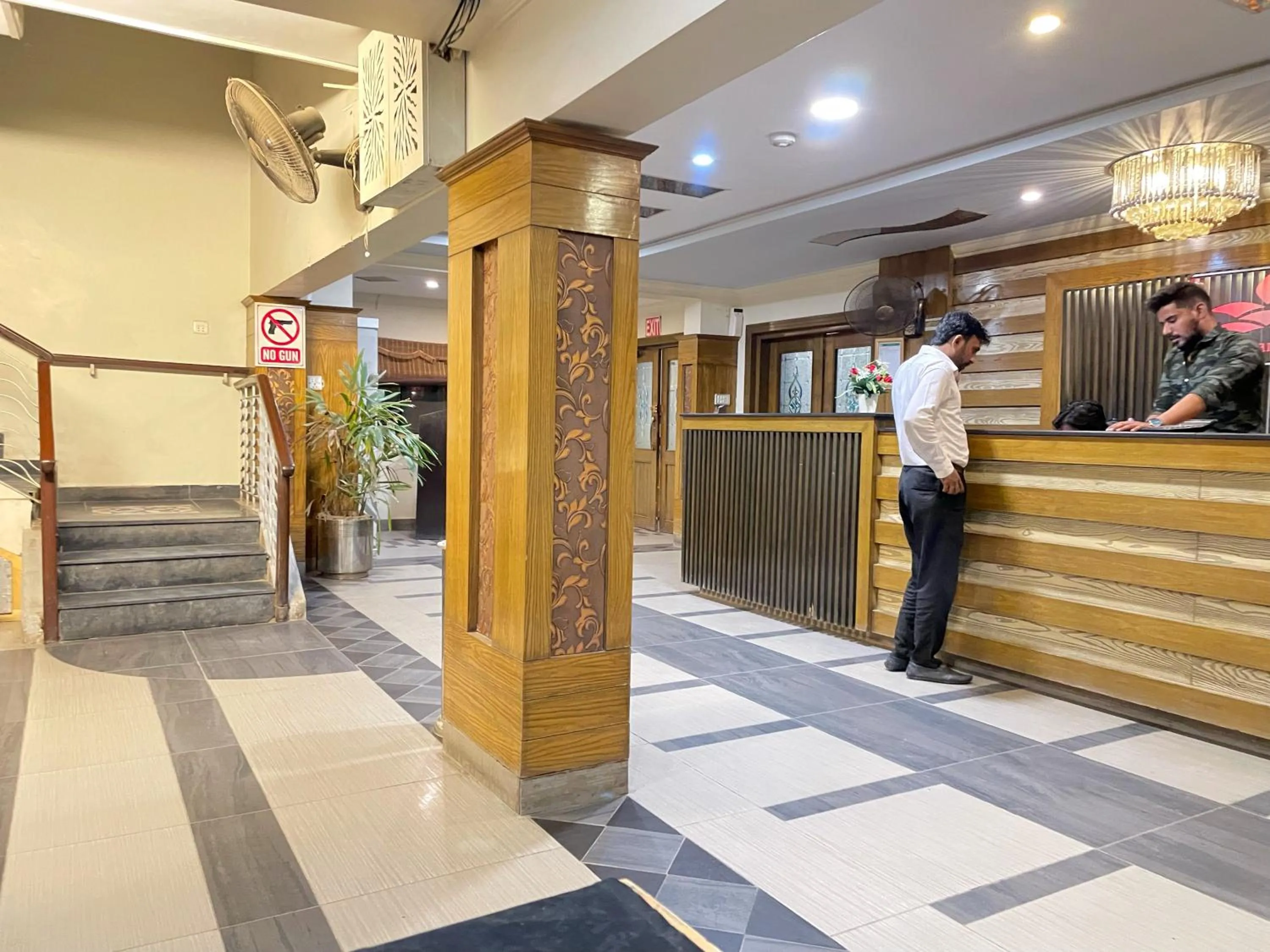 Lobby or reception in The Grand Hotel Multan