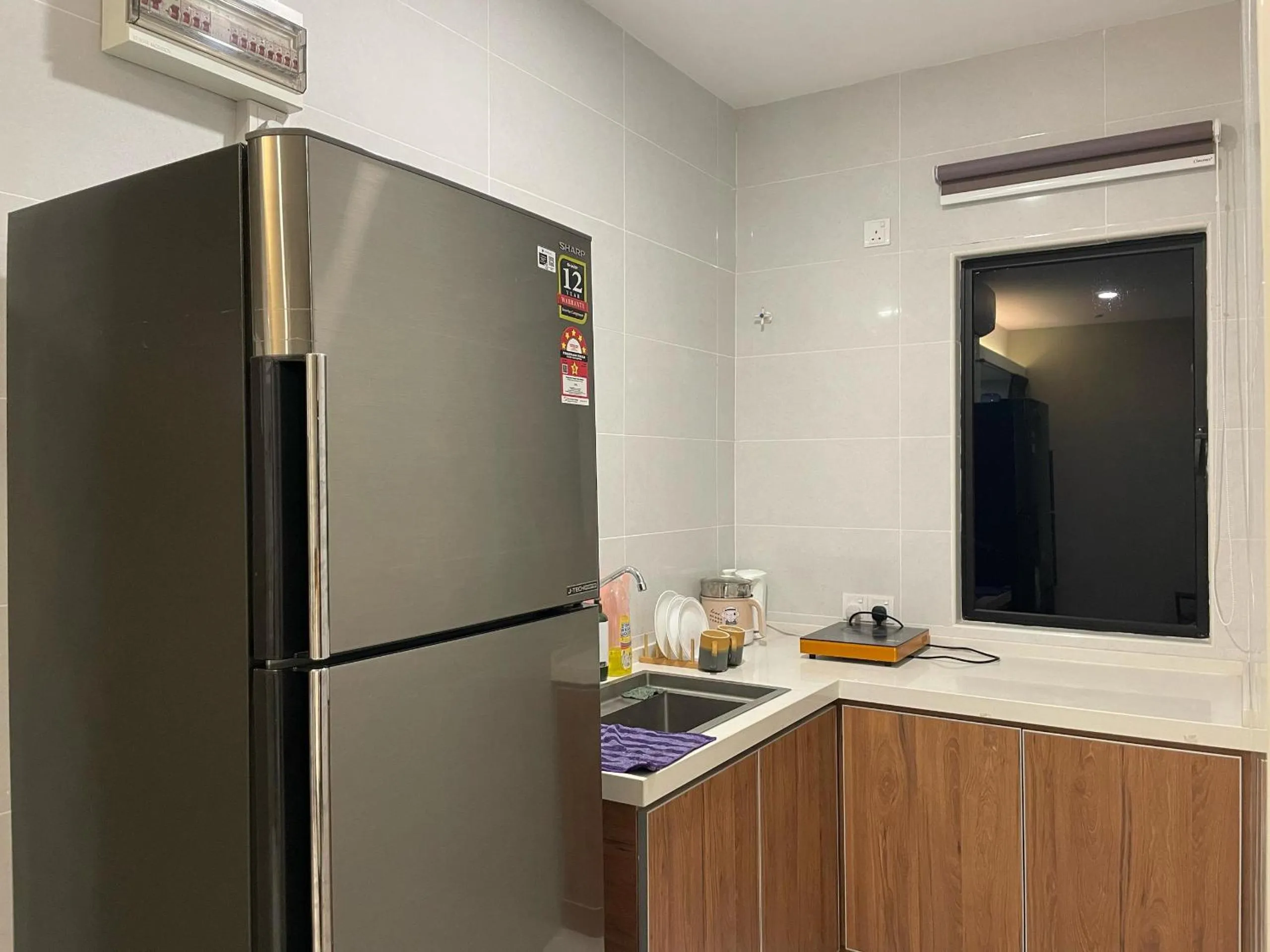 Kitchen or kitchenette in HPY Hotel