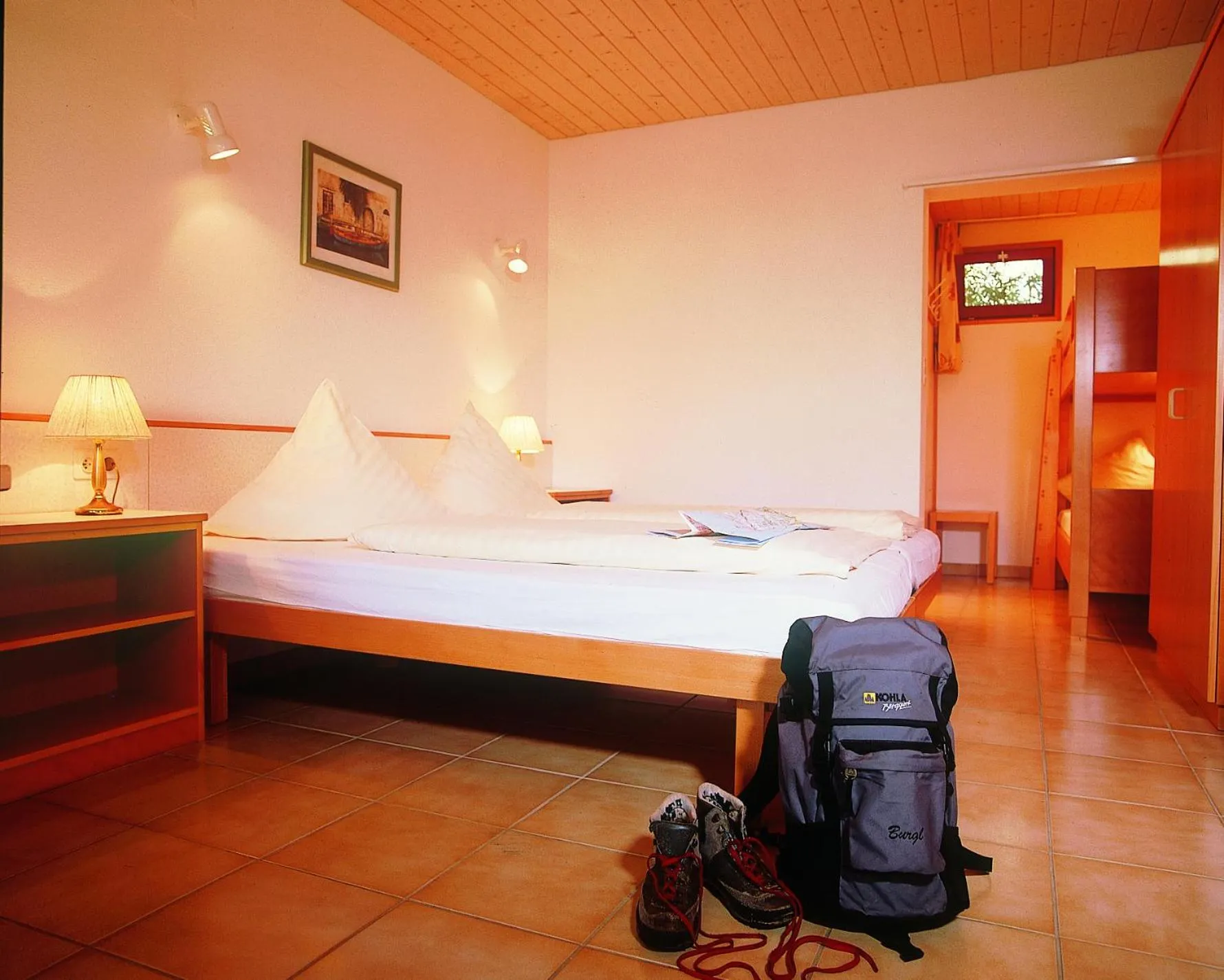 Photo of the whole room, Bed in Feriendorf zum störrischen Esel