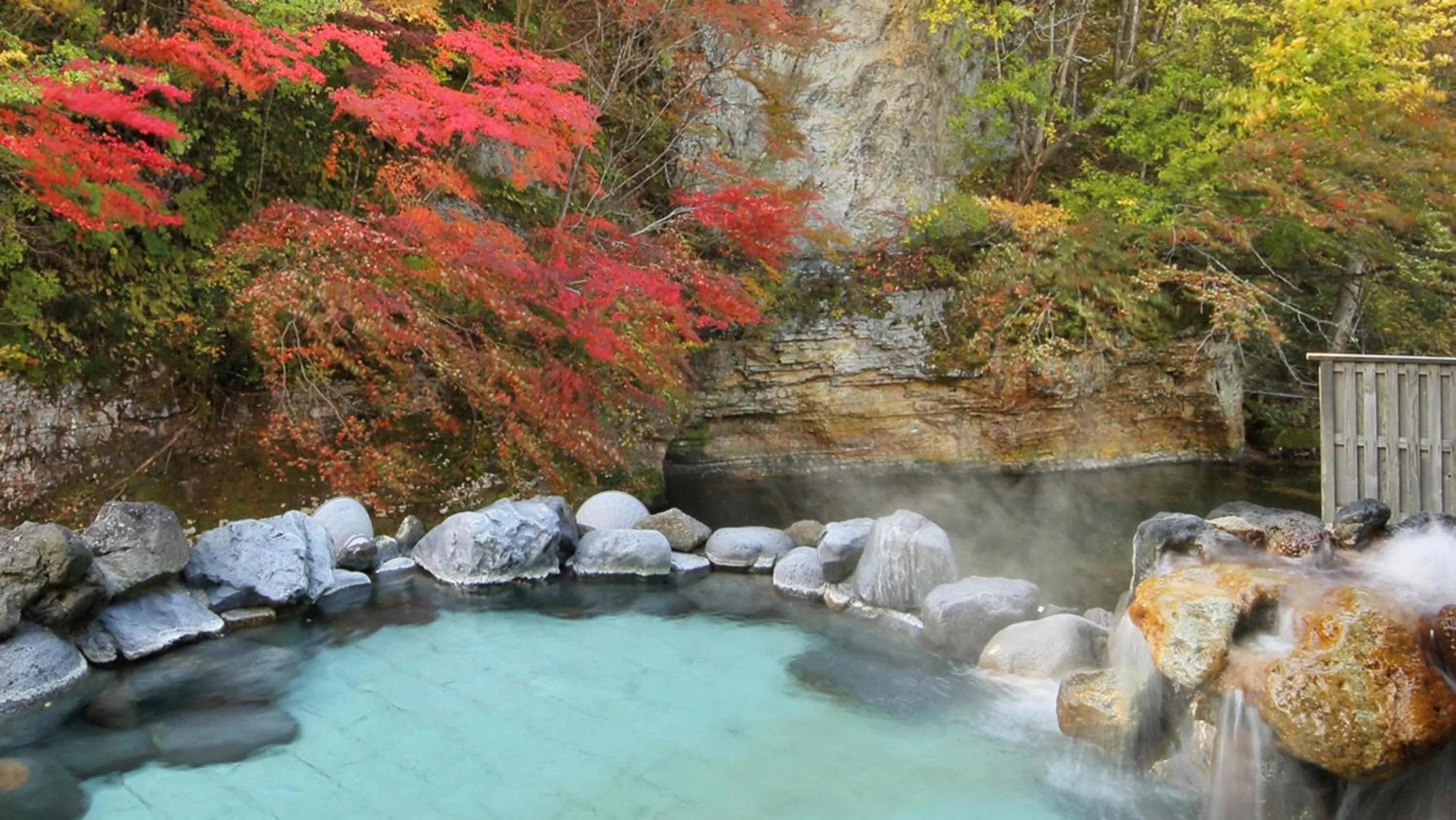 Hot Spring Bath in Hotel Shidotaira