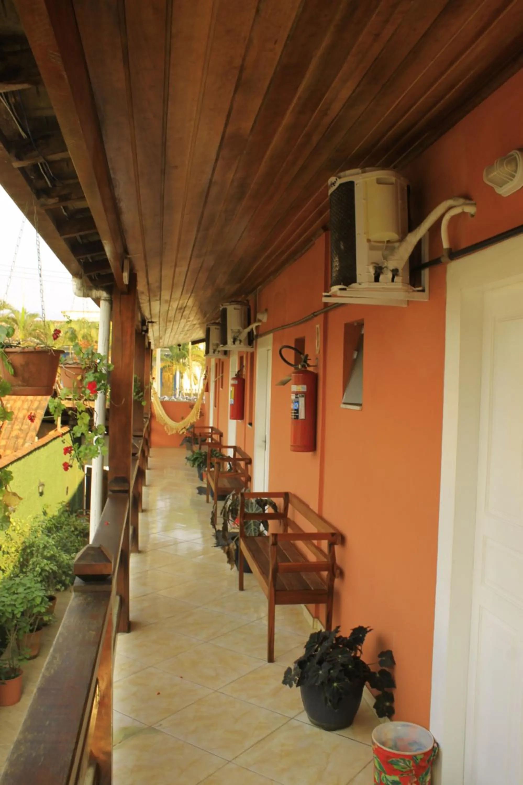 Balcony/Terrace in Pousada Mar & Vida e Doçaria