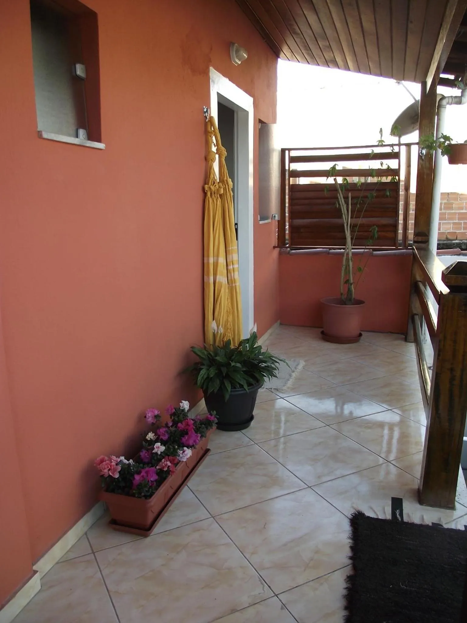 Balcony/Terrace in Pousada Mar & Vida e Doçaria