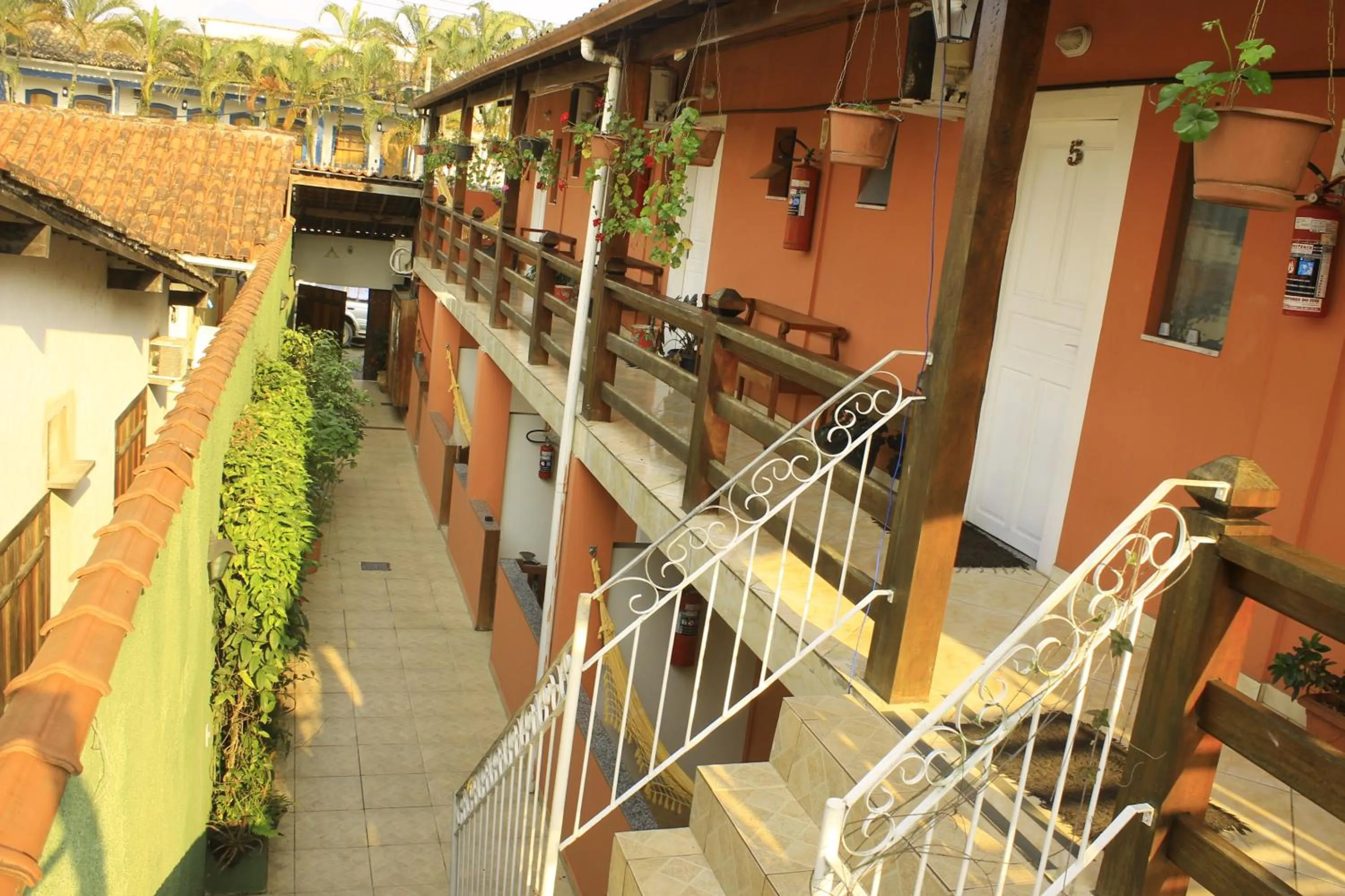 Balcony/Terrace in Pousada Mar & Vida e Doçaria