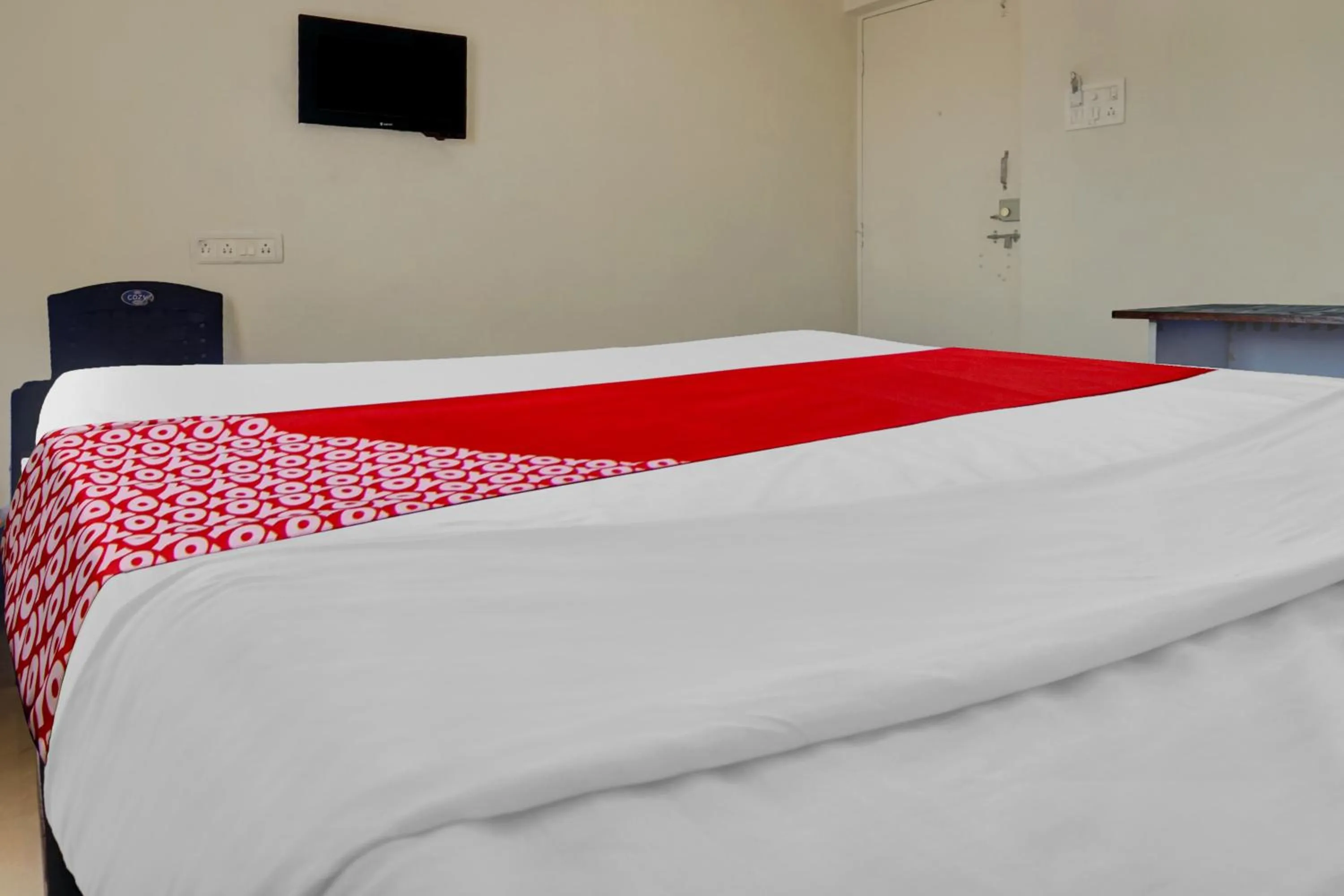 Bedroom, Bed in Hotel O Happy Homely Stay