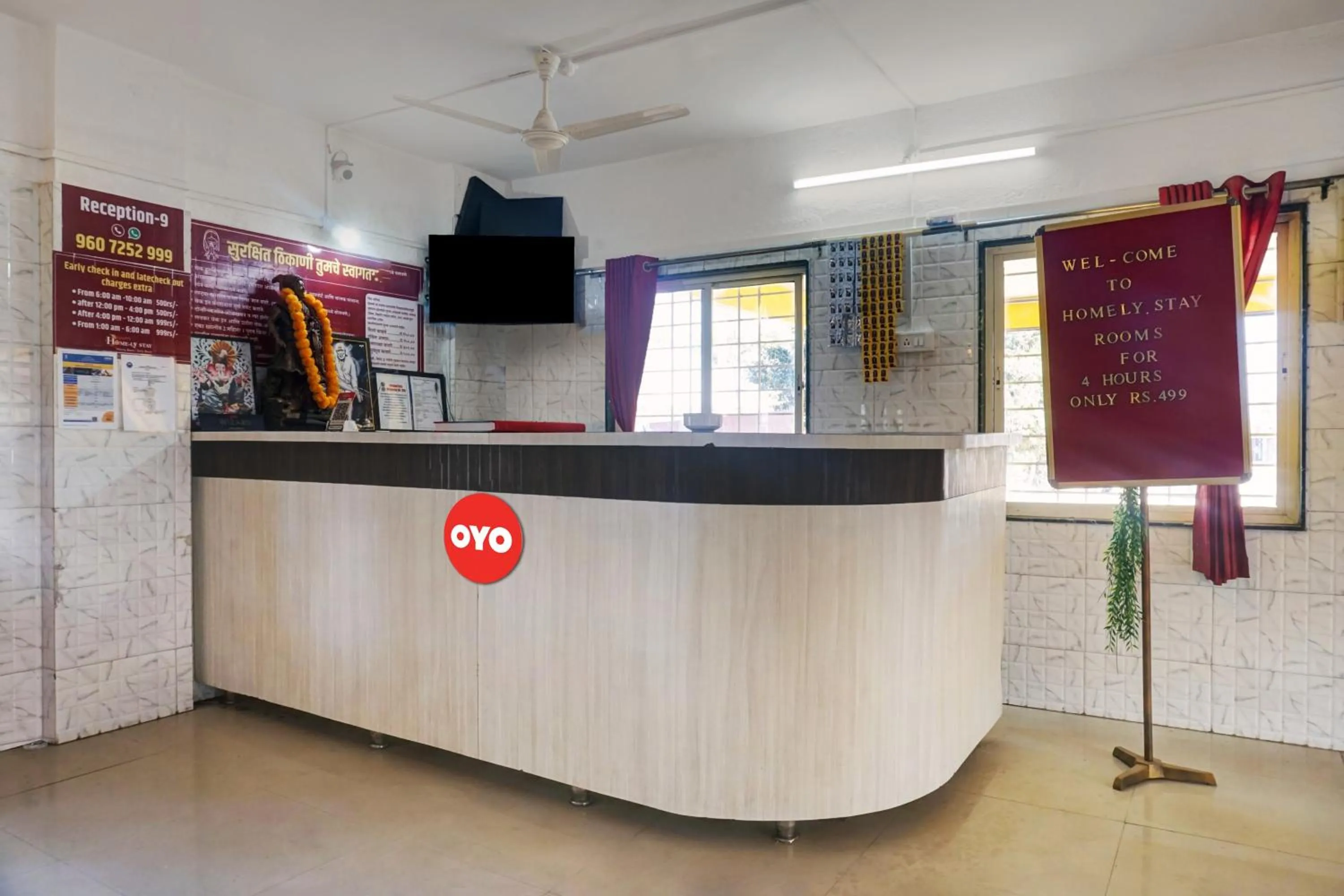 Lobby or reception in Hotel O Happy Homely Stay