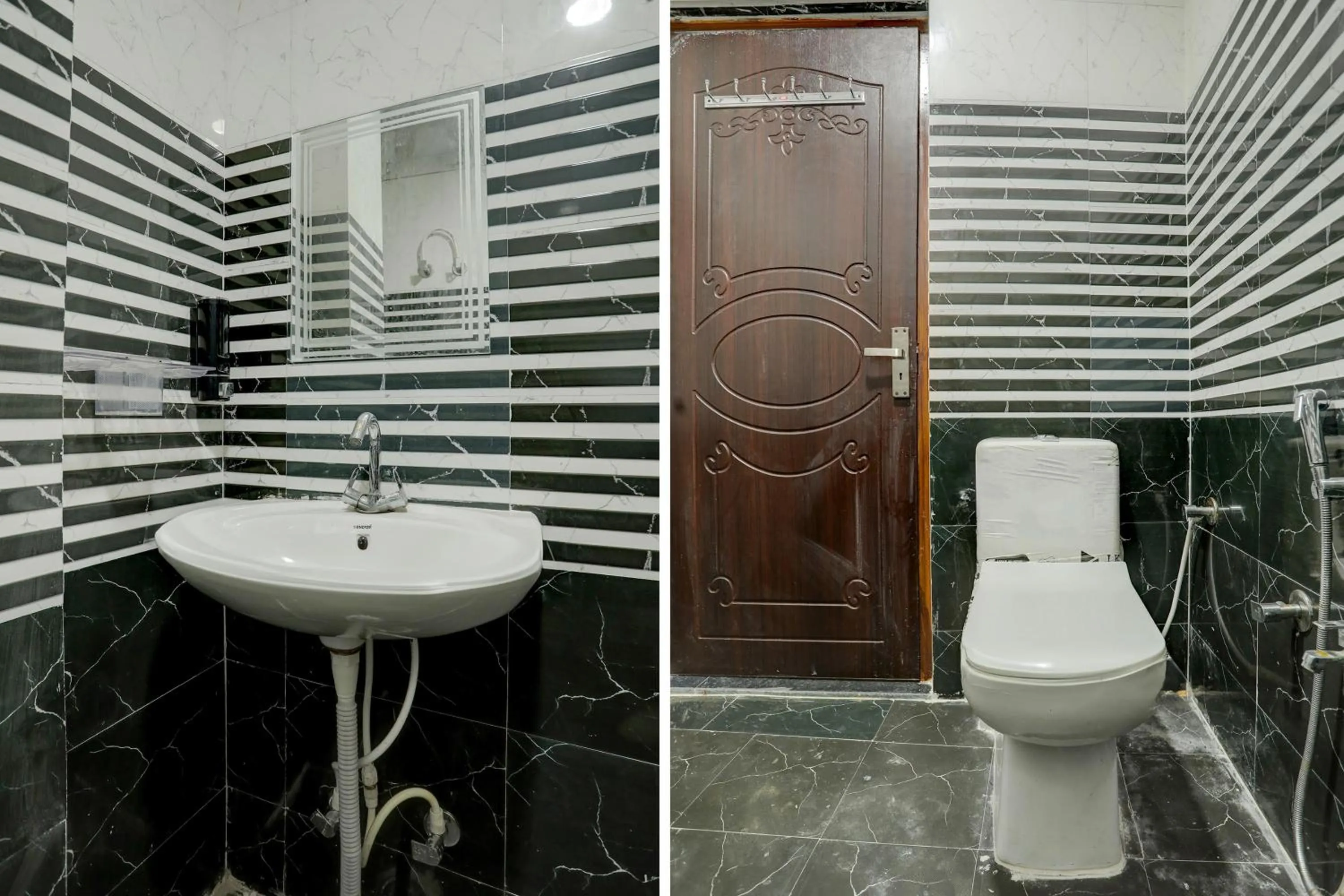 Bathroom in Hotel O Raisi Residency Hotel