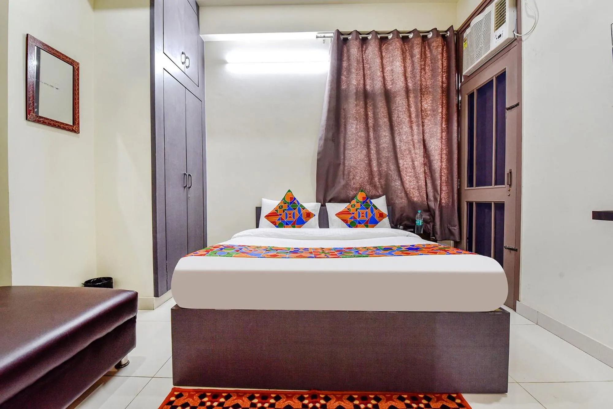 Bed in FabHotel Moon Light Palace