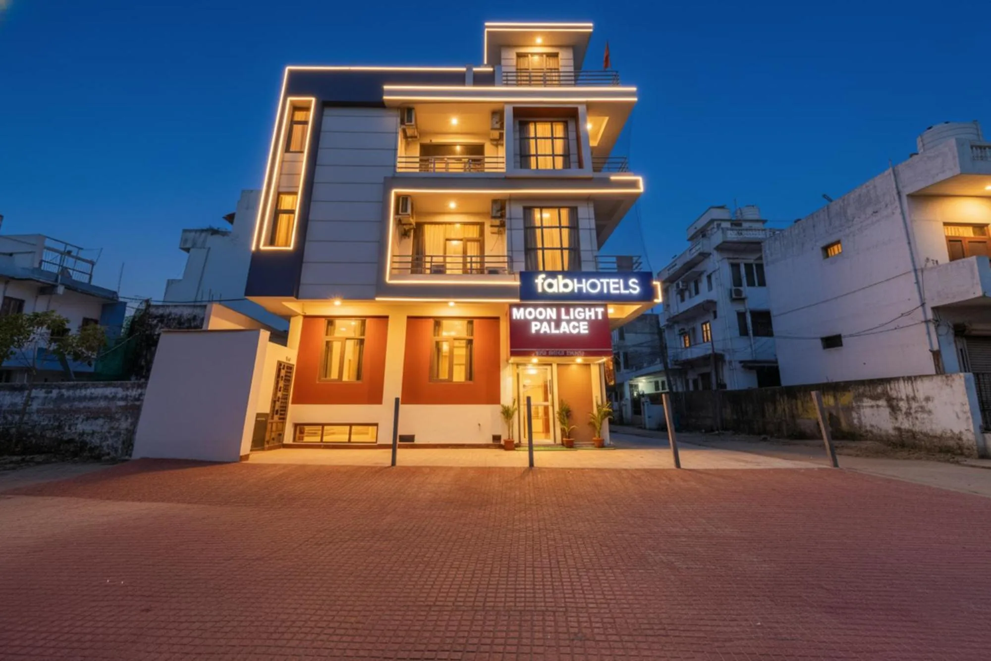 Property building in FabHotel Moon Light Palace