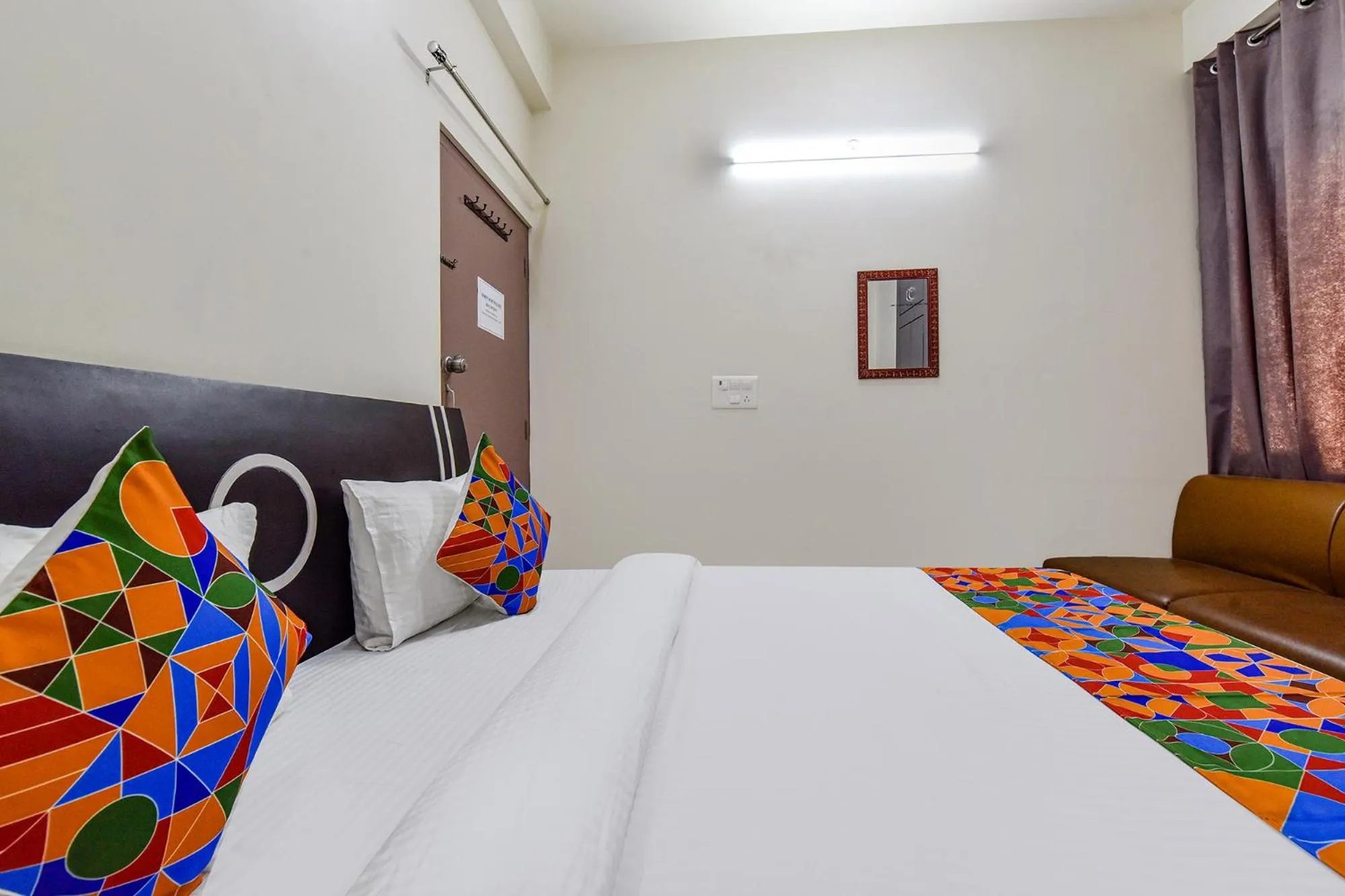 Bed in FabHotel Moon Light Palace