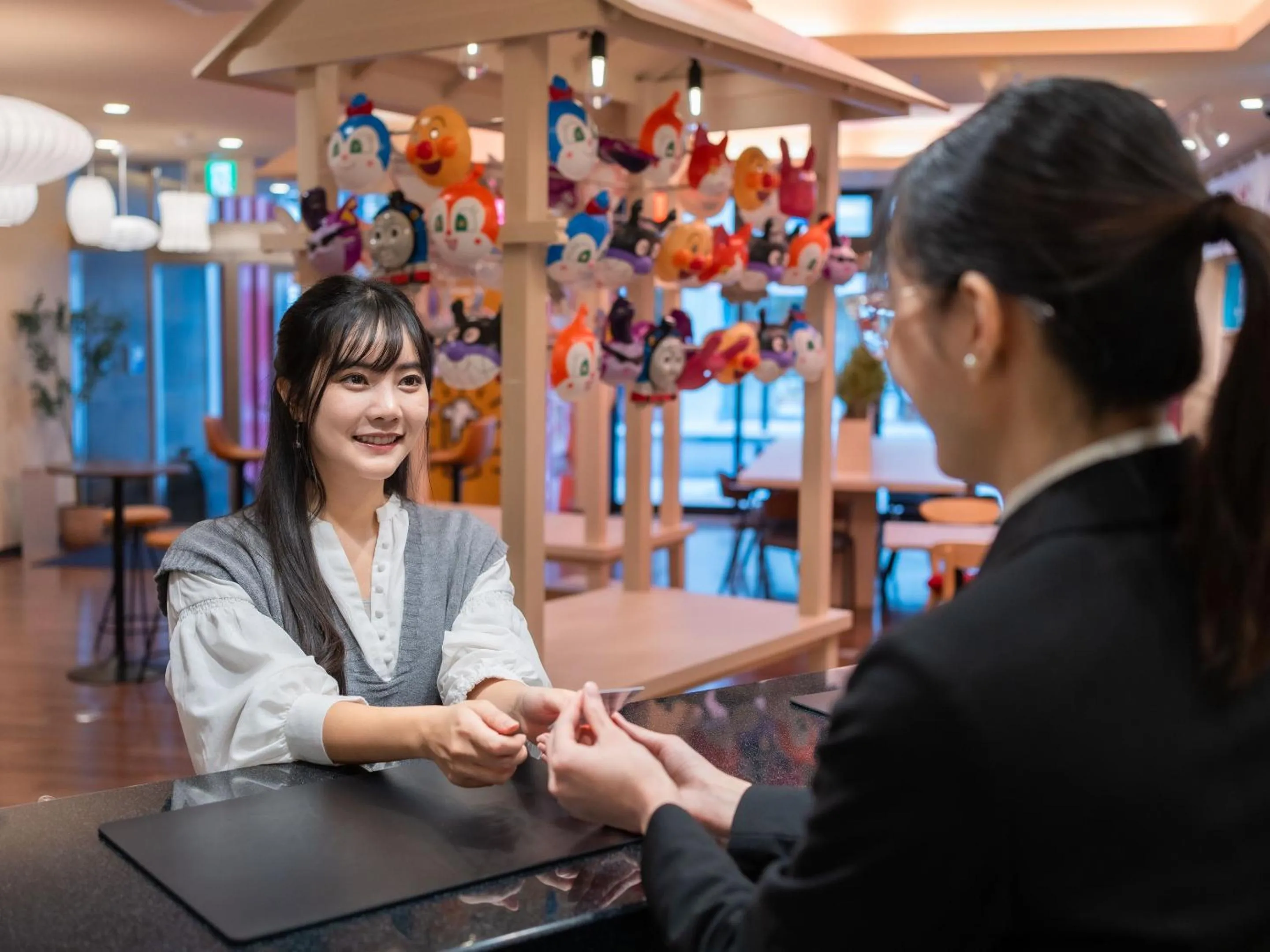 Lobby or reception in Hotel Sanrriott Shinsaibashi