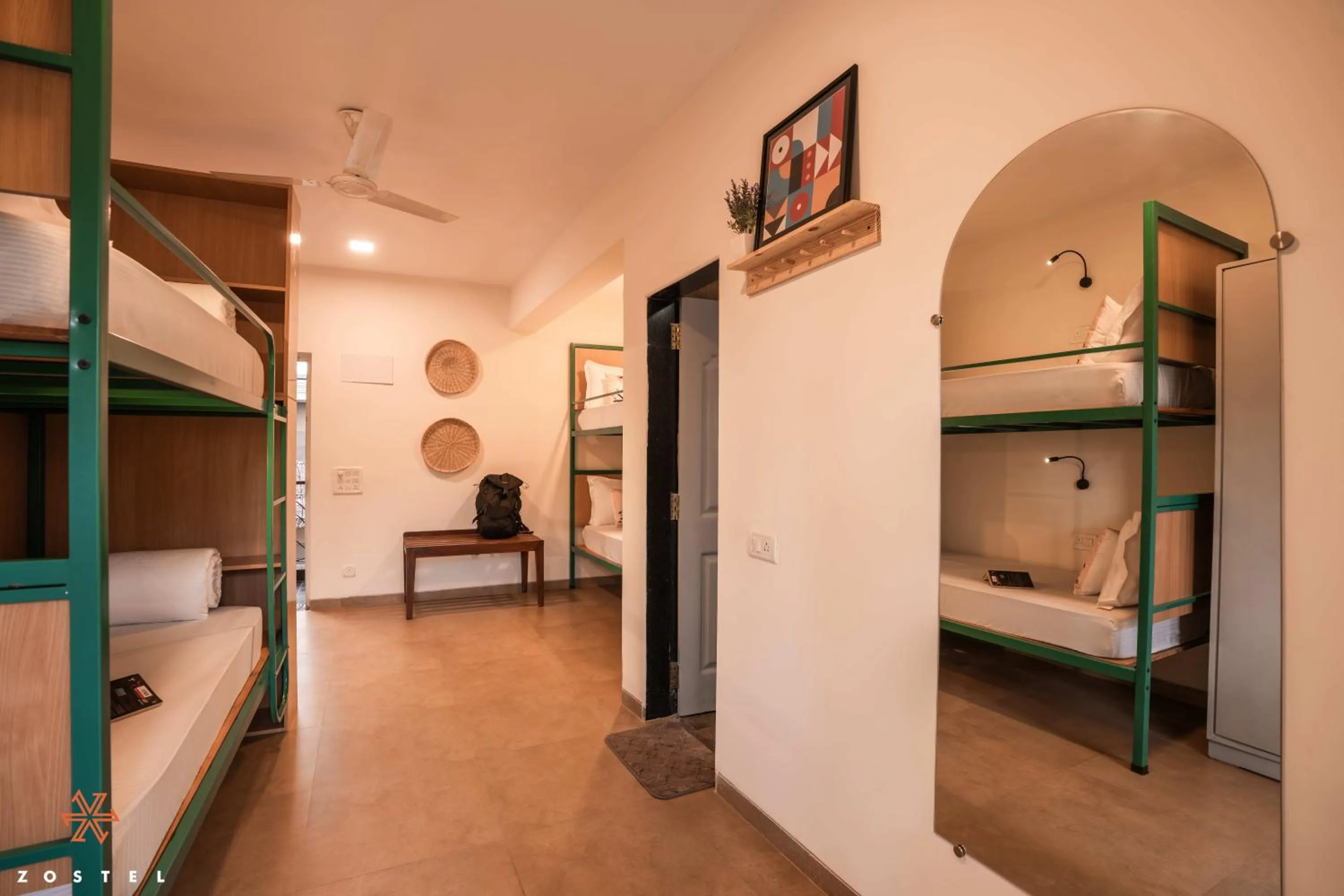 Bed in Zostel Goa (Anjuna)