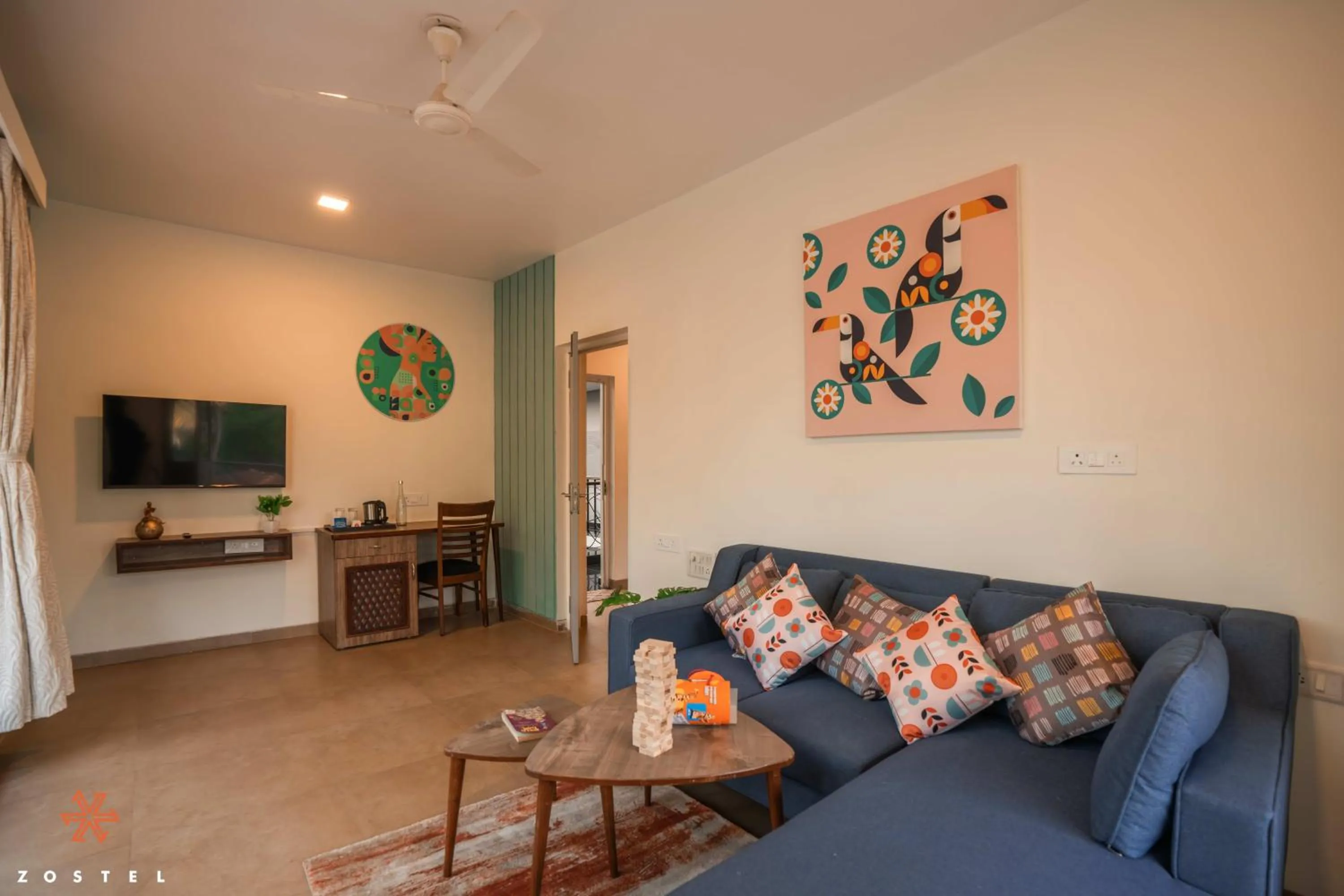 TV and multimedia in Zostel Goa (Anjuna)