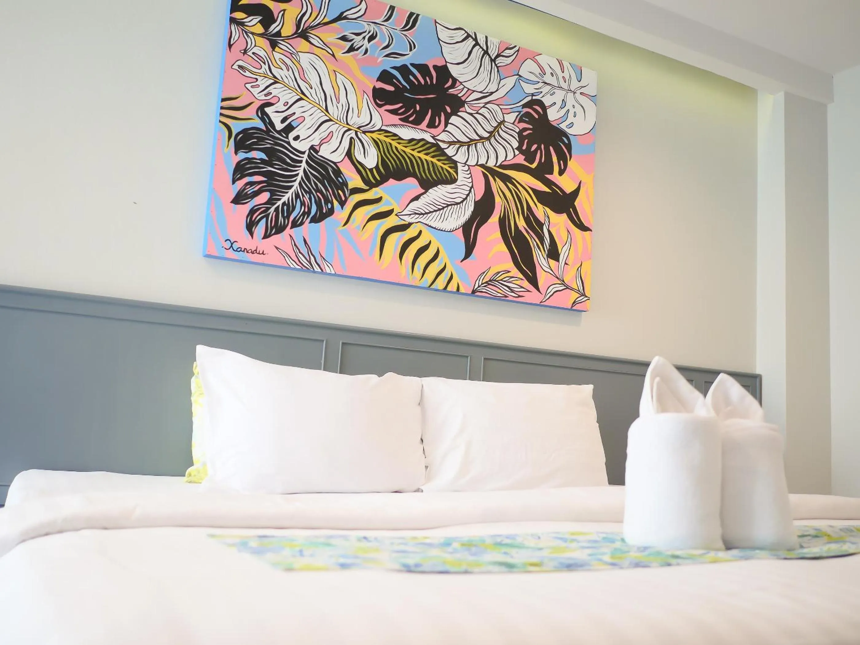 Bed in Xanadu Hotel Utapao