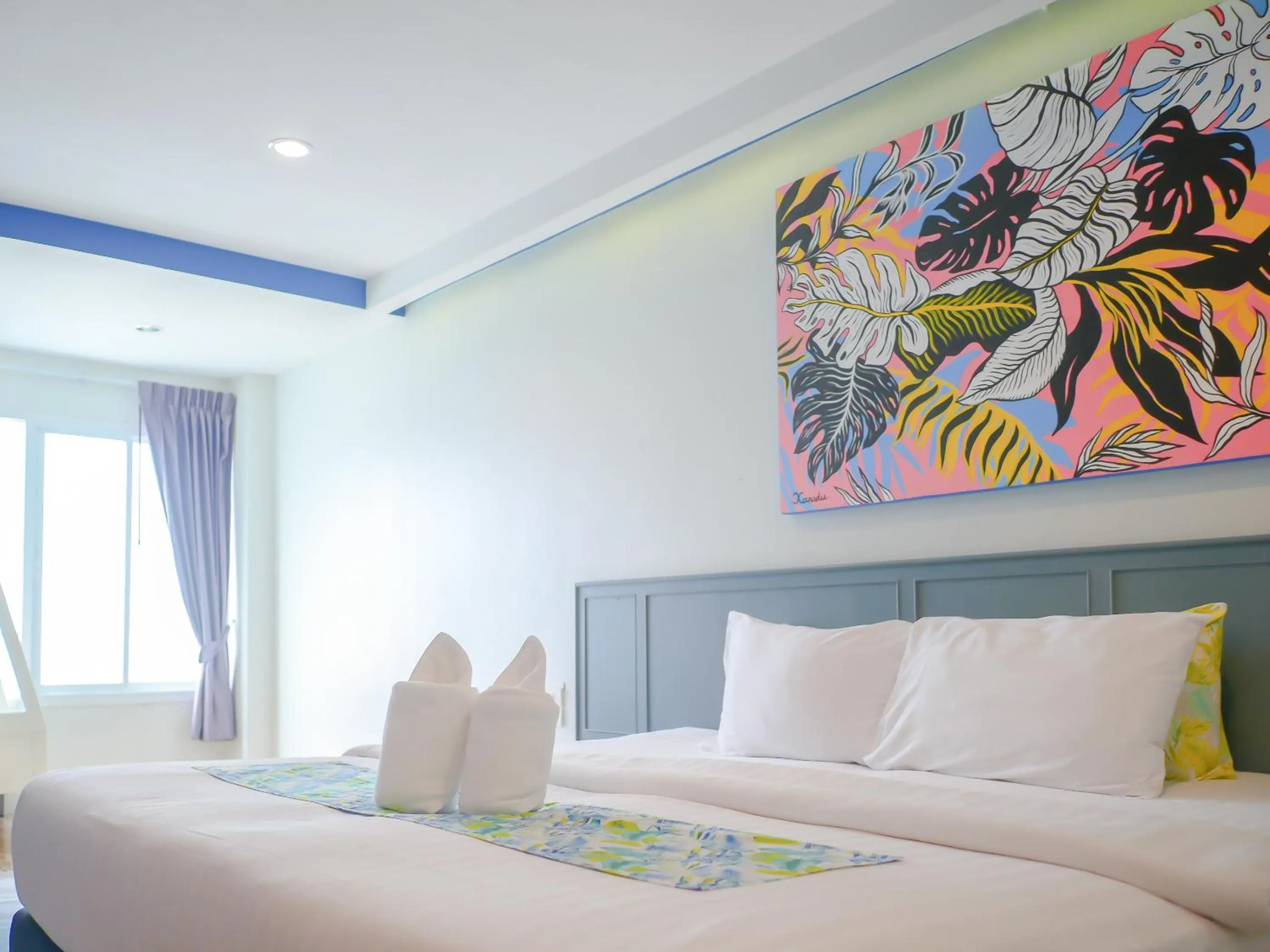 Bed in Xanadu Hotel Utapao