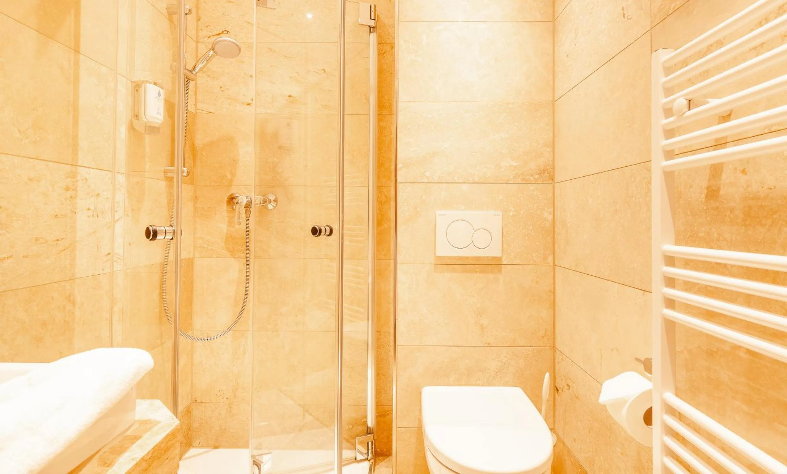 Shower in Hotel Friese