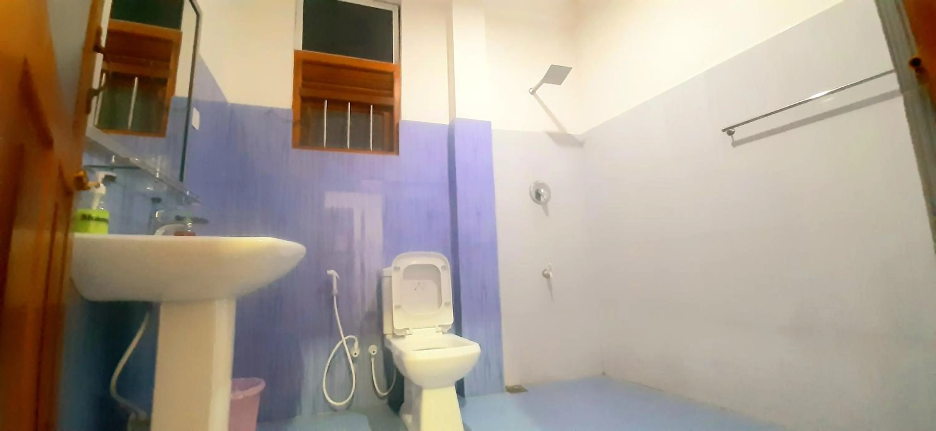 Shower in Dream Palace Family Guest House Mirissa , Beach 50m