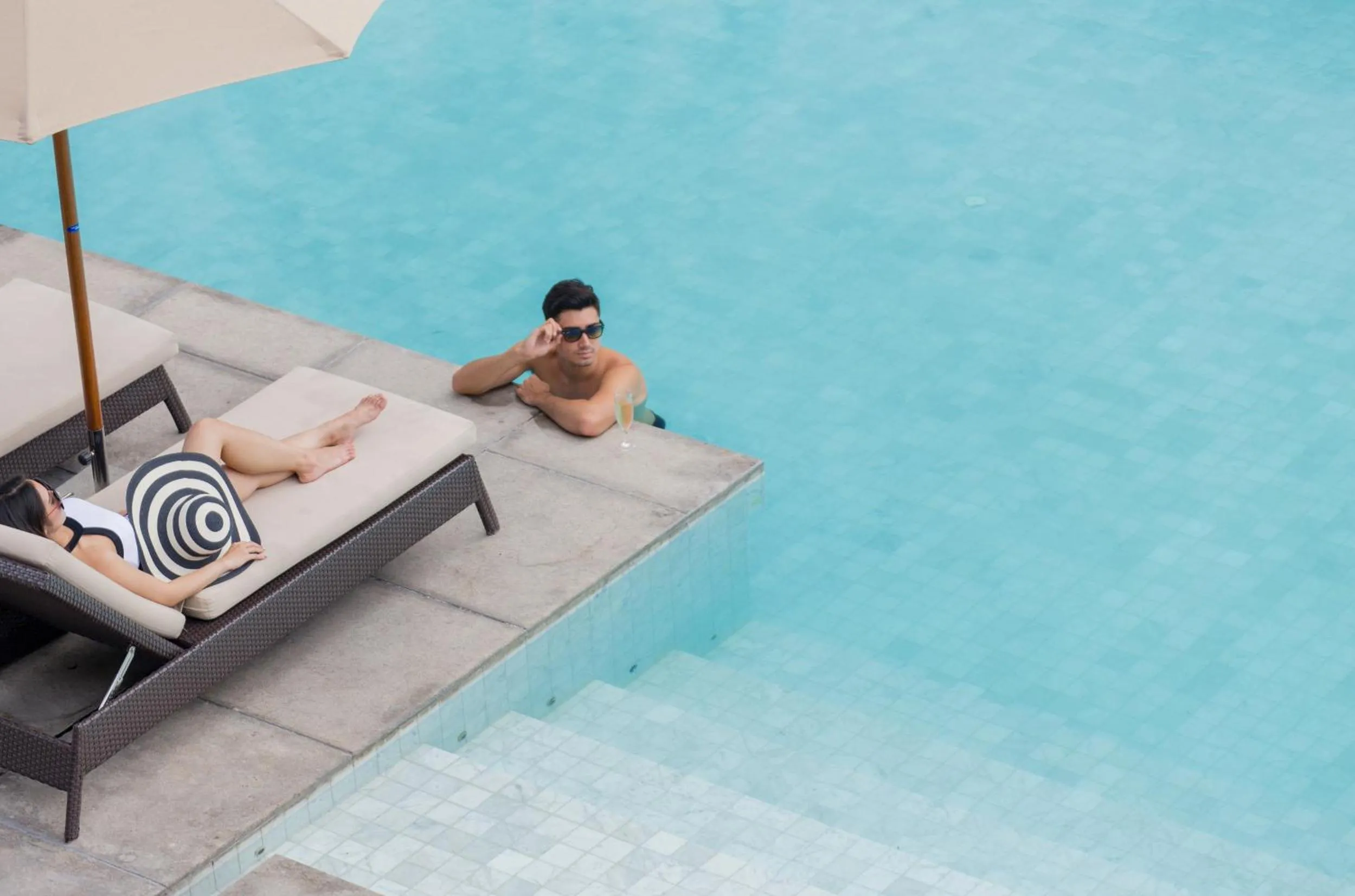 Swimming pool in U Sathorn Bangkok