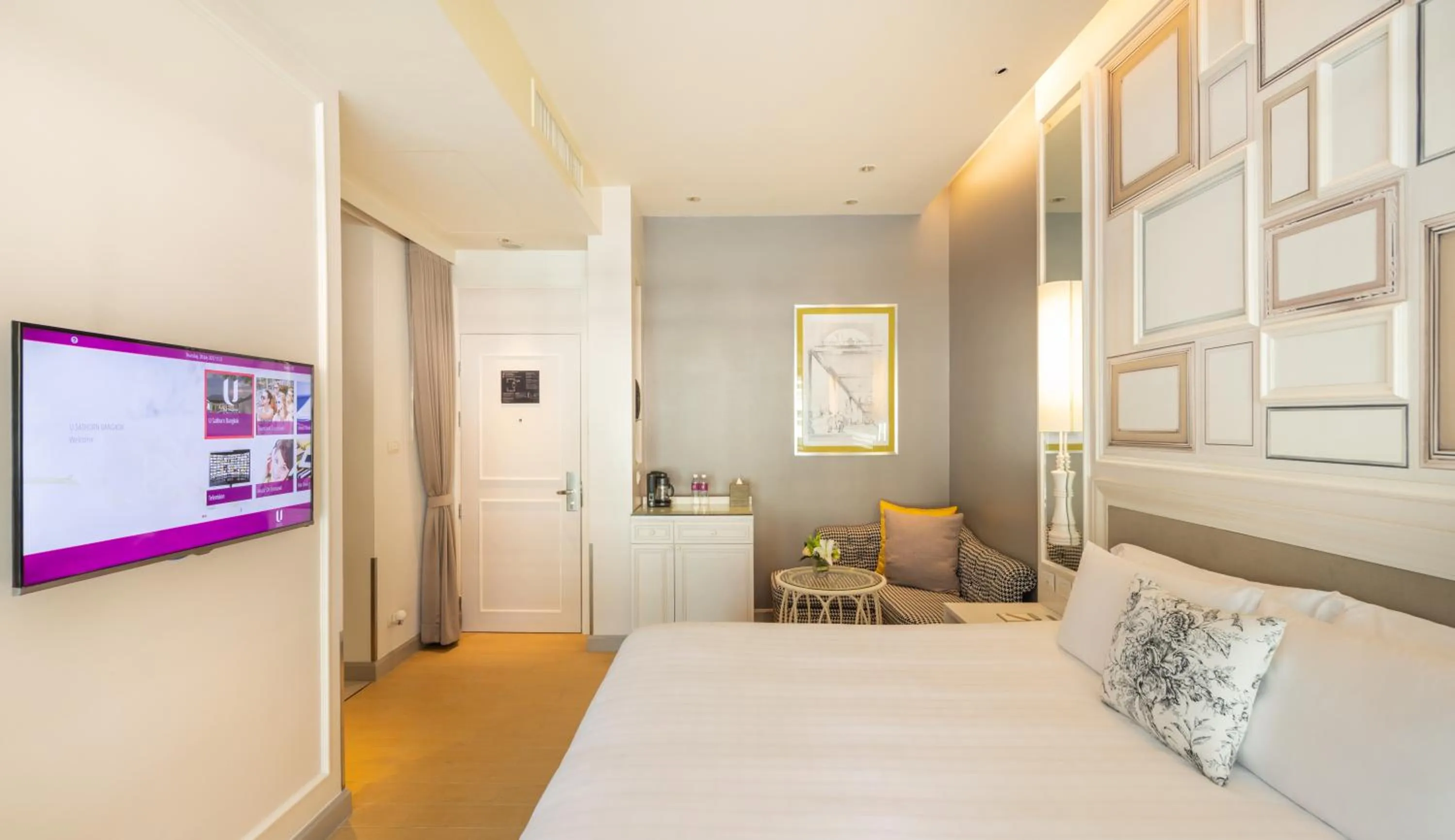 Bathroom, Bed in U Sathorn Bangkok