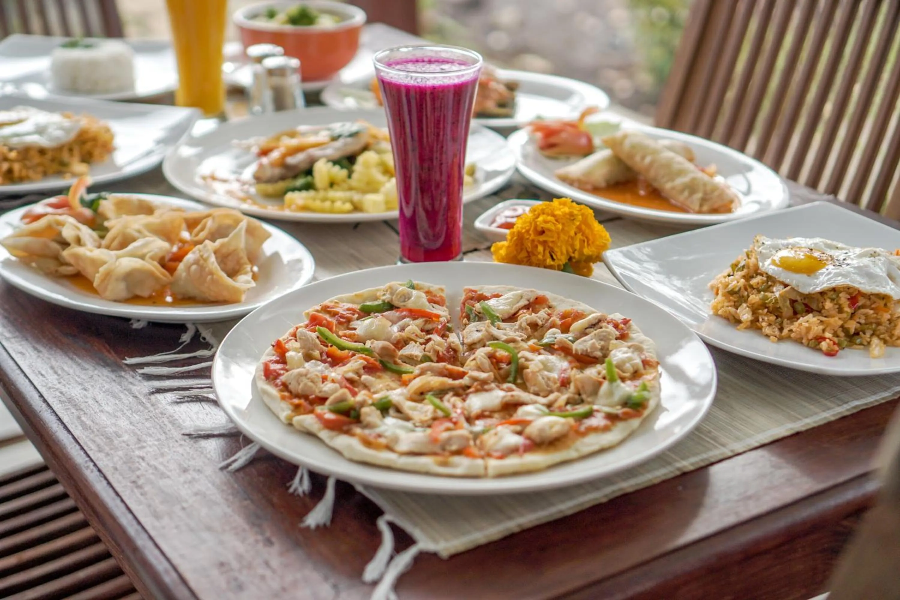 Lounge or bar in Nyamane Ubud Green View Villas by EPS