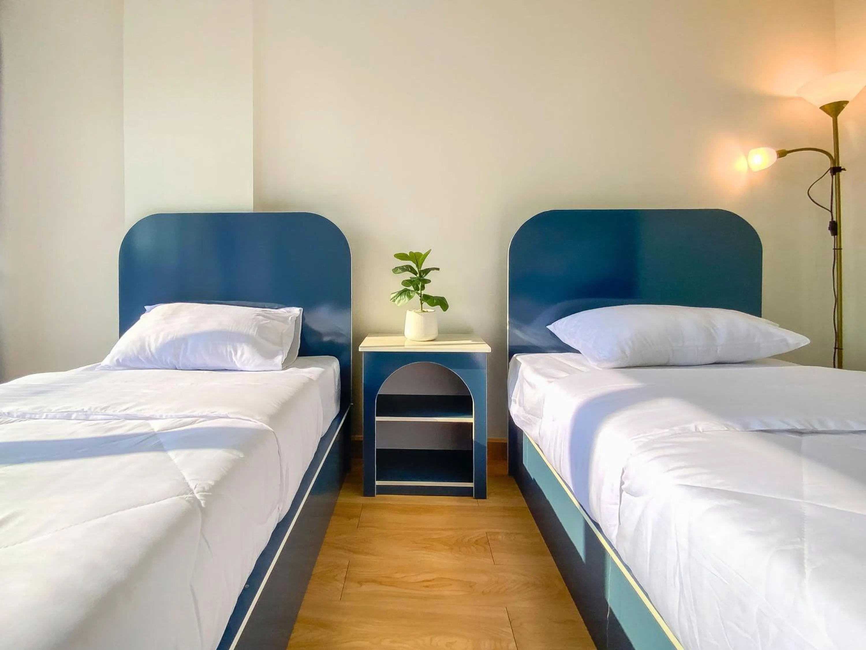 Bed in Goldsmith Bangkok Residence