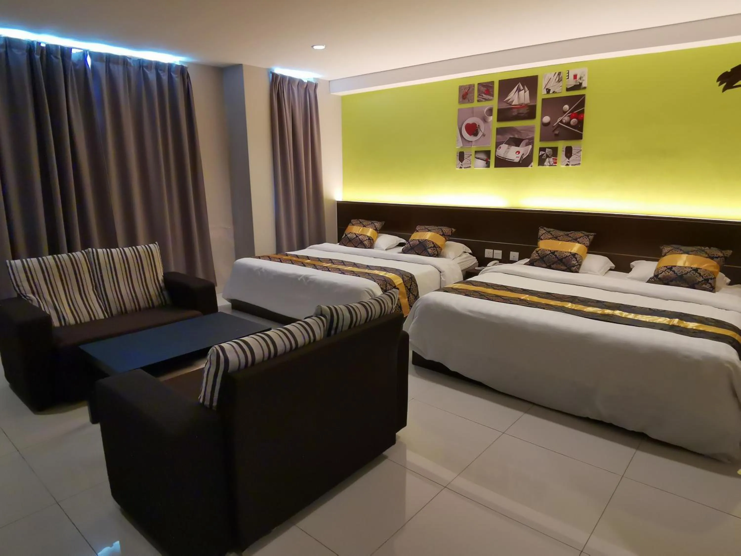 Bed in Star Bay Hotel