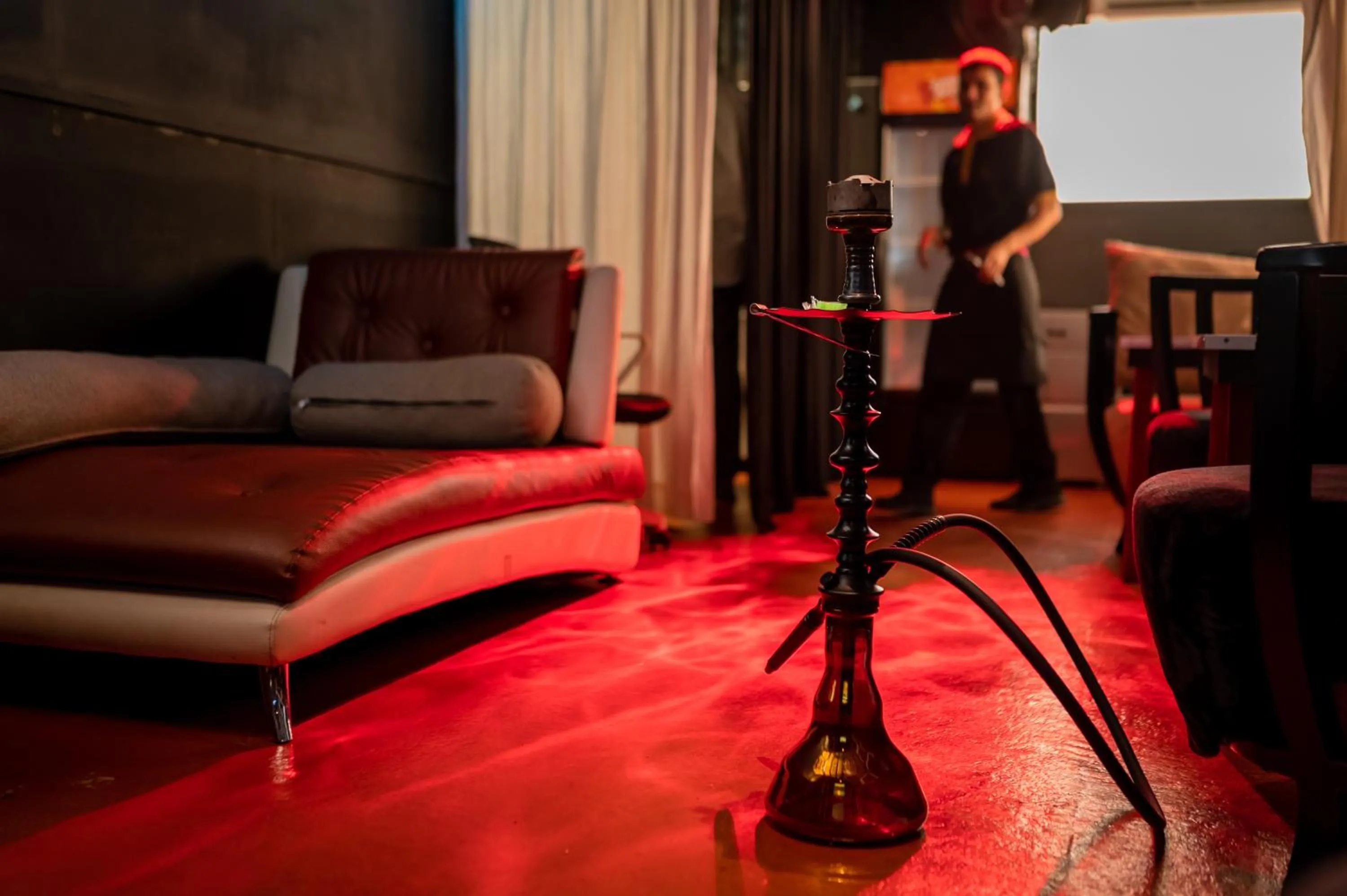 Seating area in ZAN Lodge