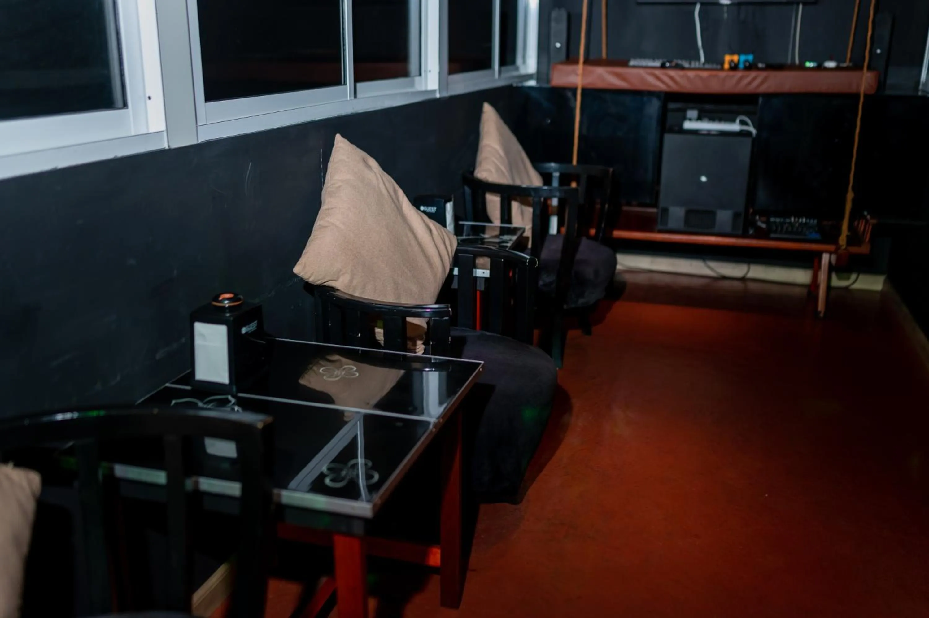 Seating area in ZAN Lodge