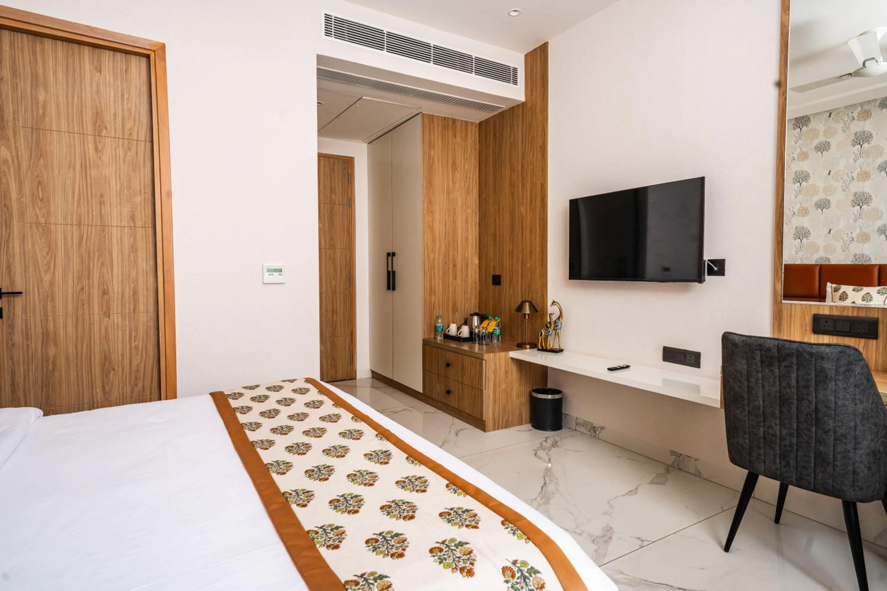 Bed in Triptam Vrindavan