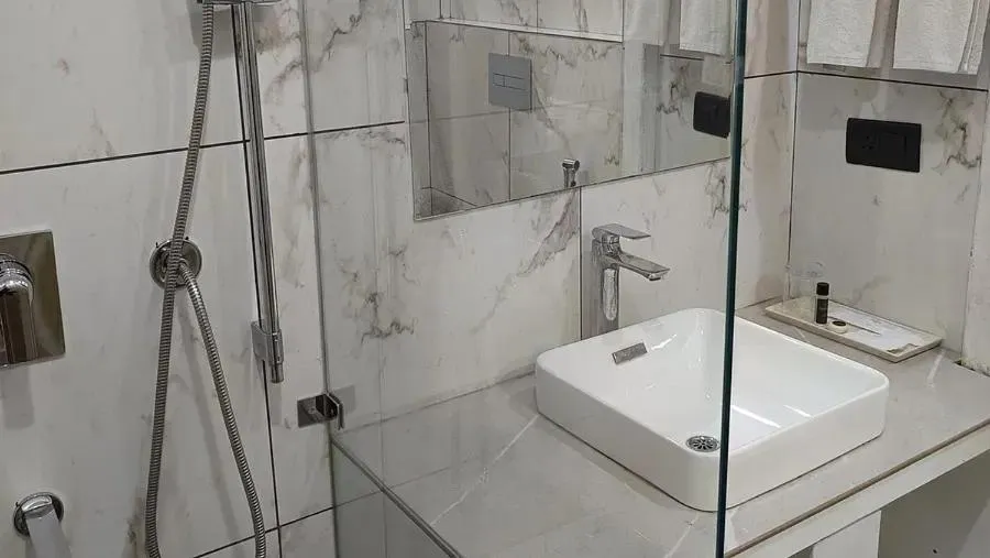 Shower in Triptam Vrindavan