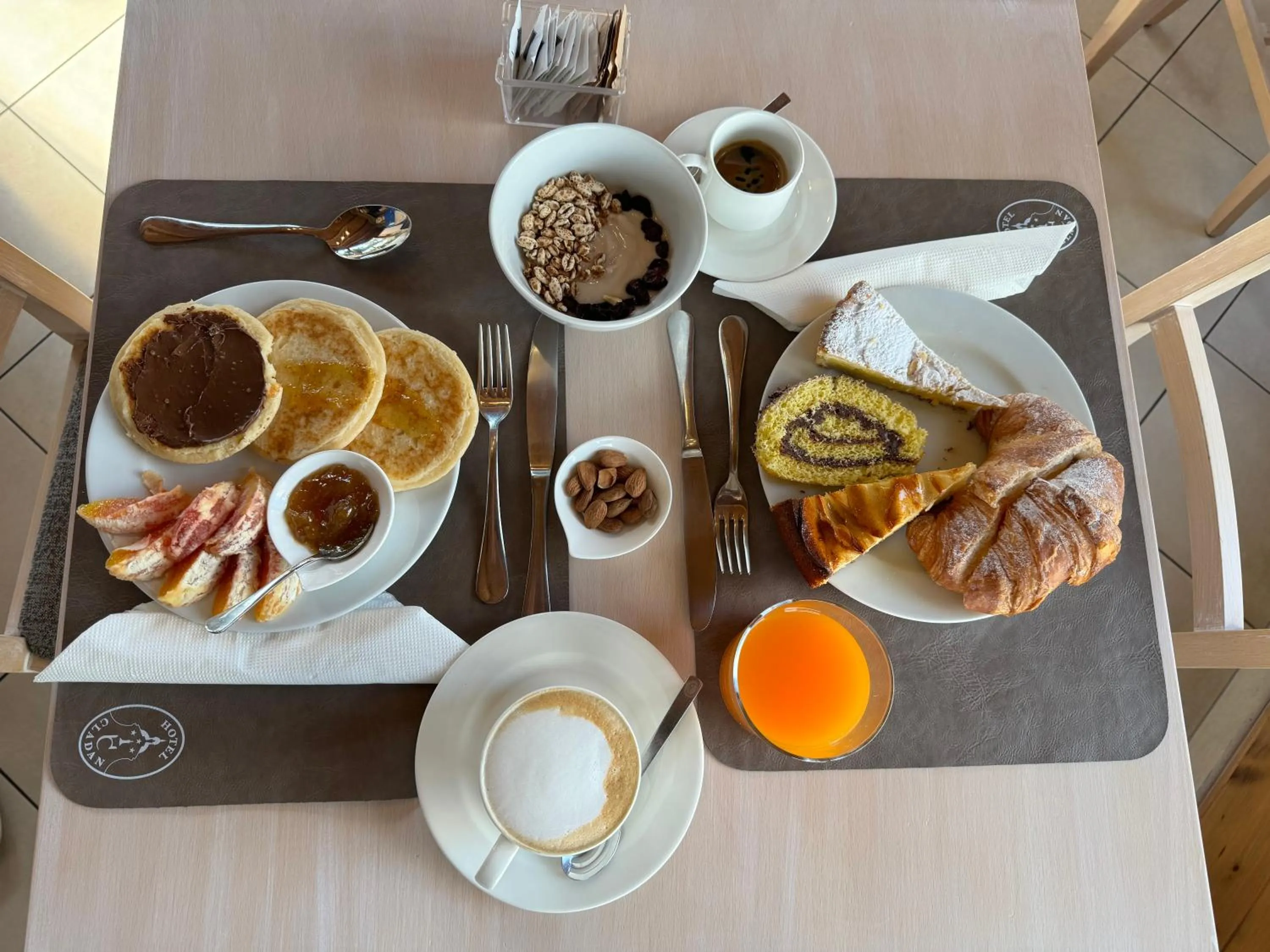 Buffet breakfast in Hotel Cladan