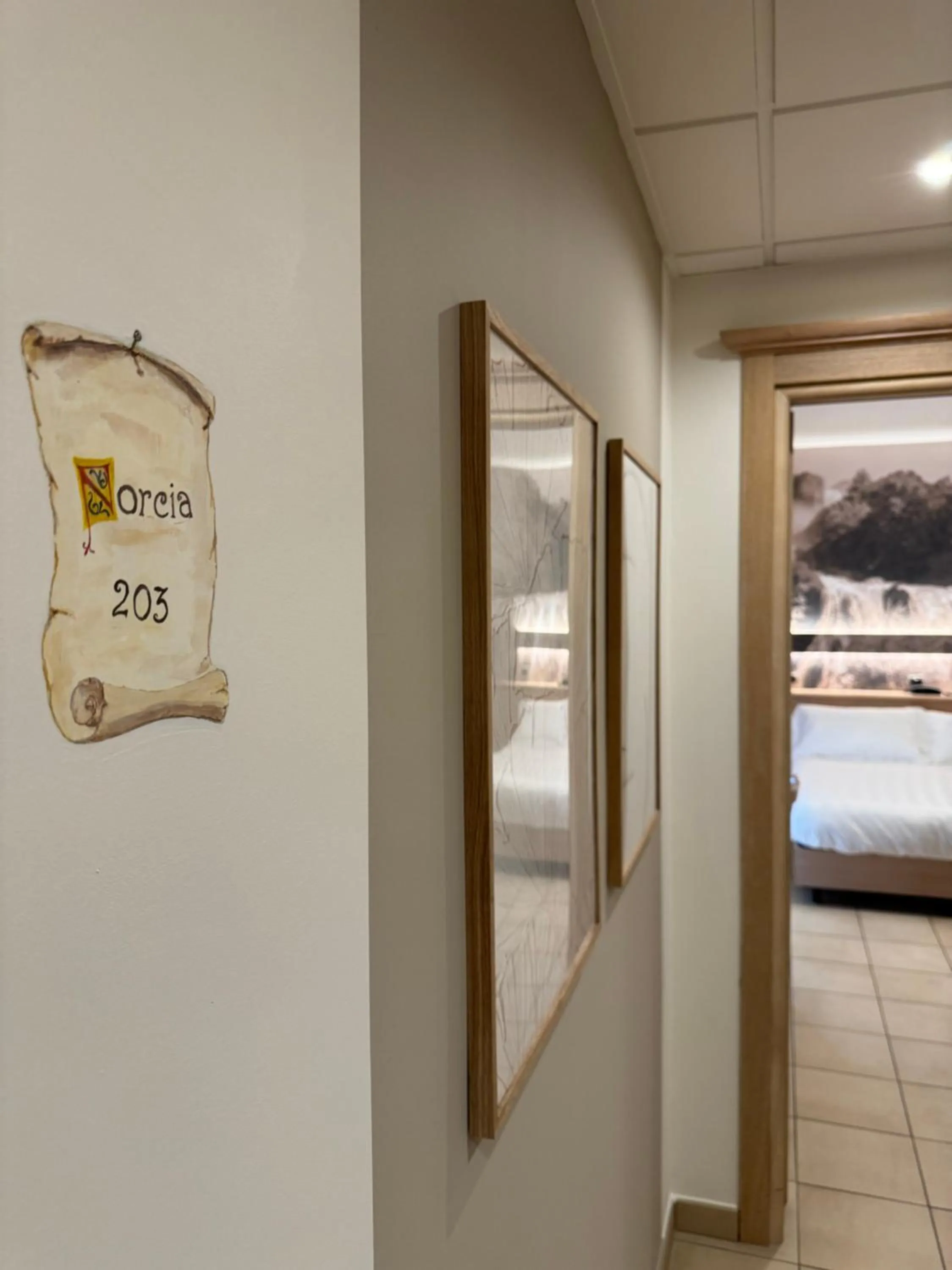 Decorative detail, Bed in Hotel Cladan