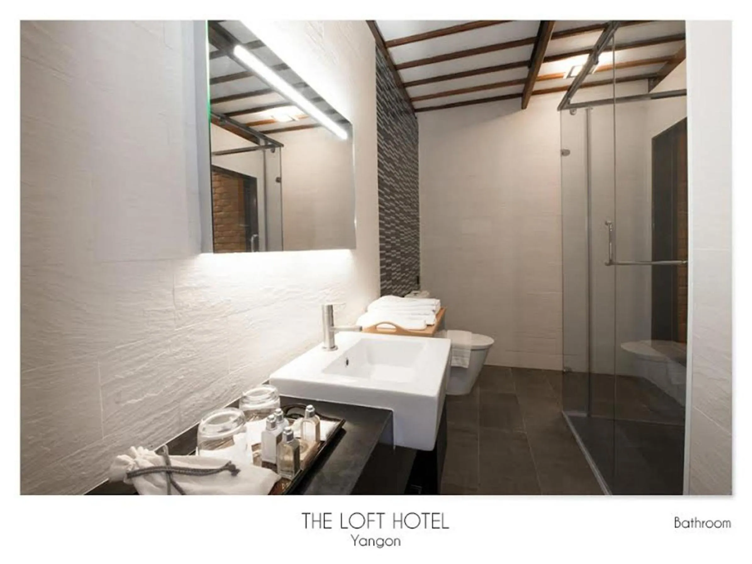 Bathroom in The Loft Hotel Downtown Yangon