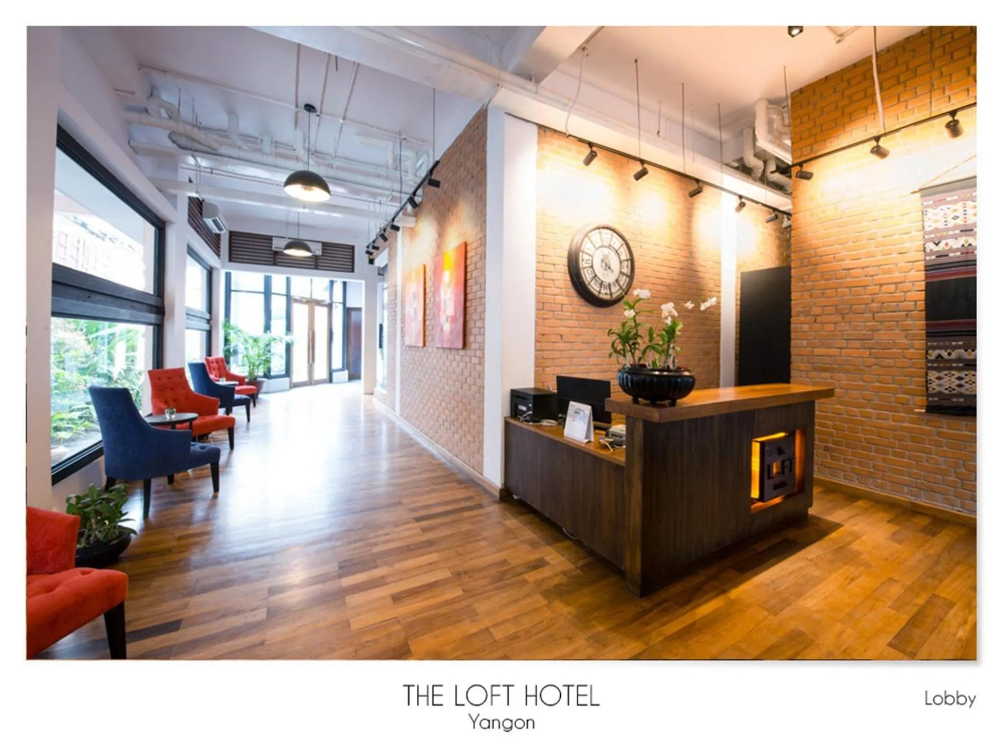 Lobby or reception in The Loft Hotel Downtown Yangon