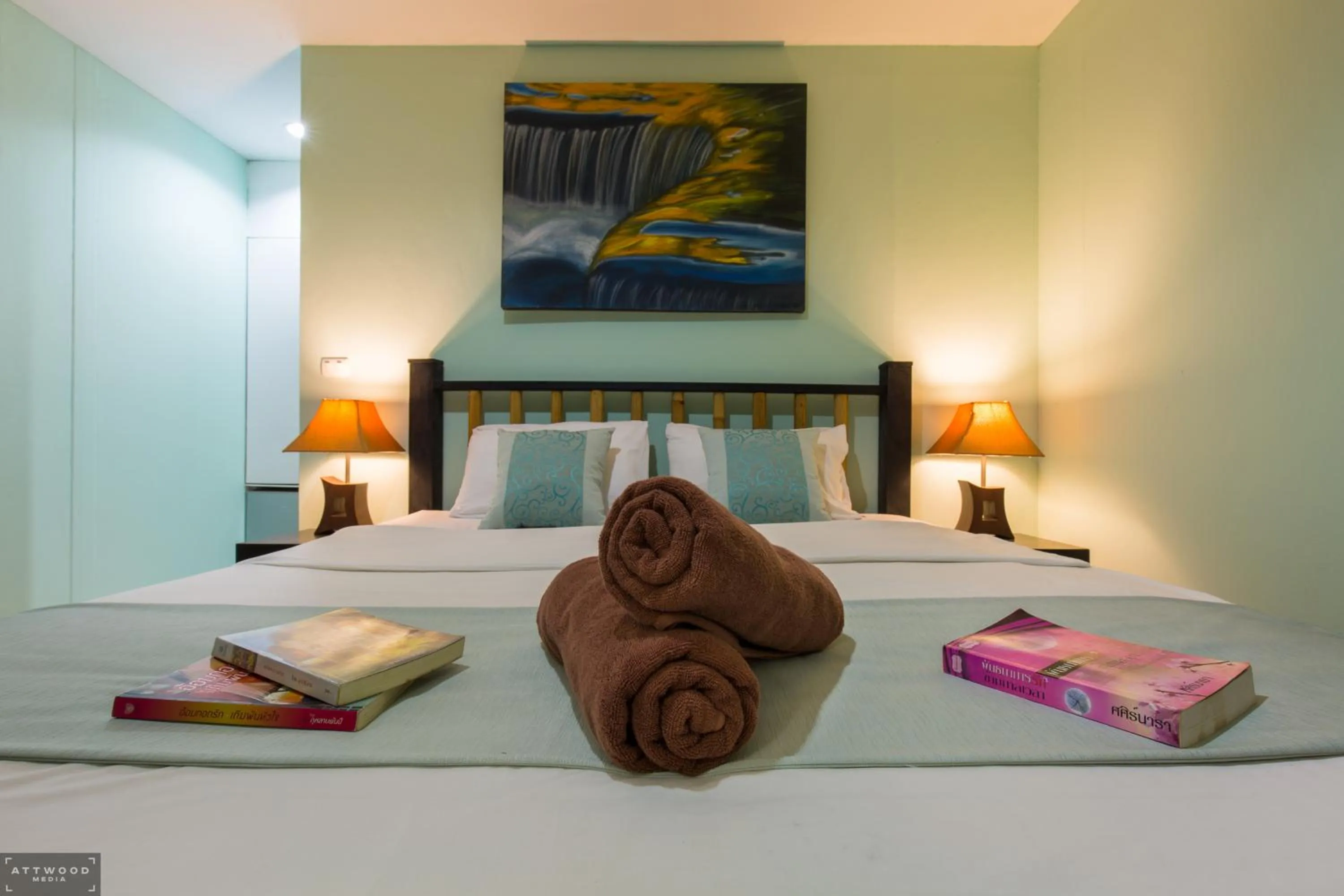 Bed in Samui Star Guesthouse