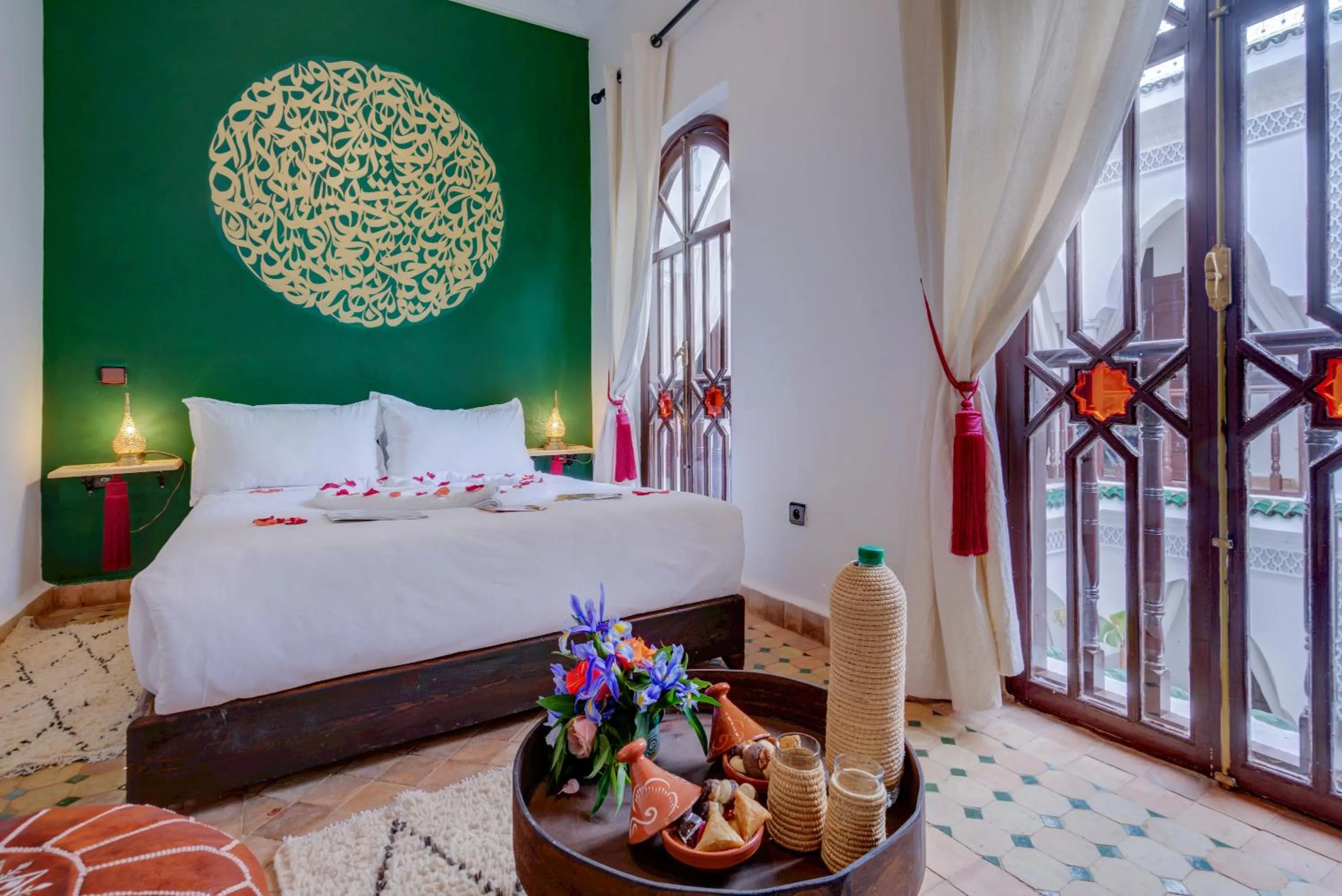 Property building, Bed in Riad Ekla Boutique Hotel