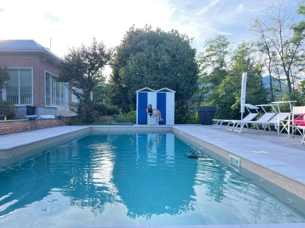 Pool view in Villa Silvia Olivetti